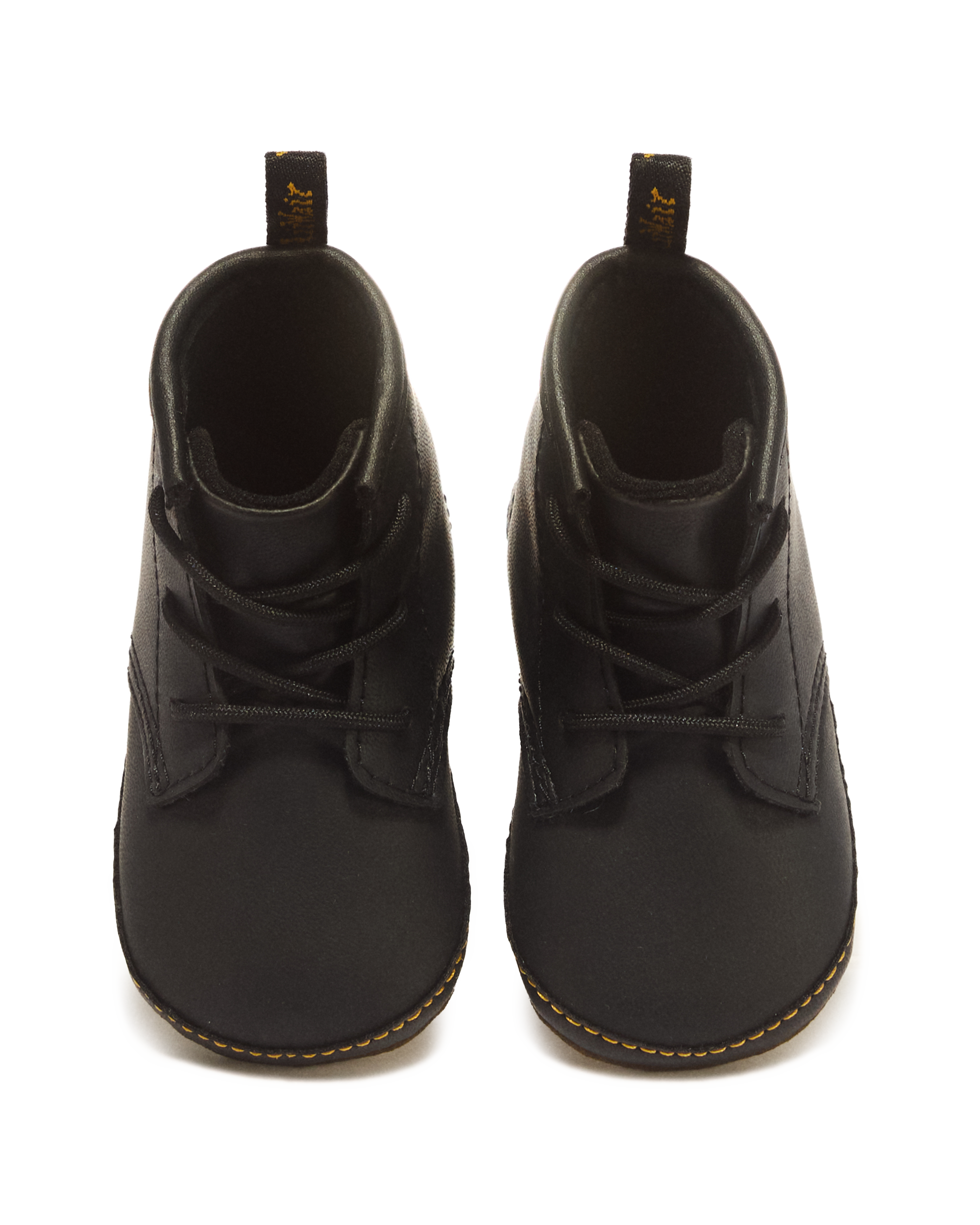 Newborn 1460 Auburn Leather Booties