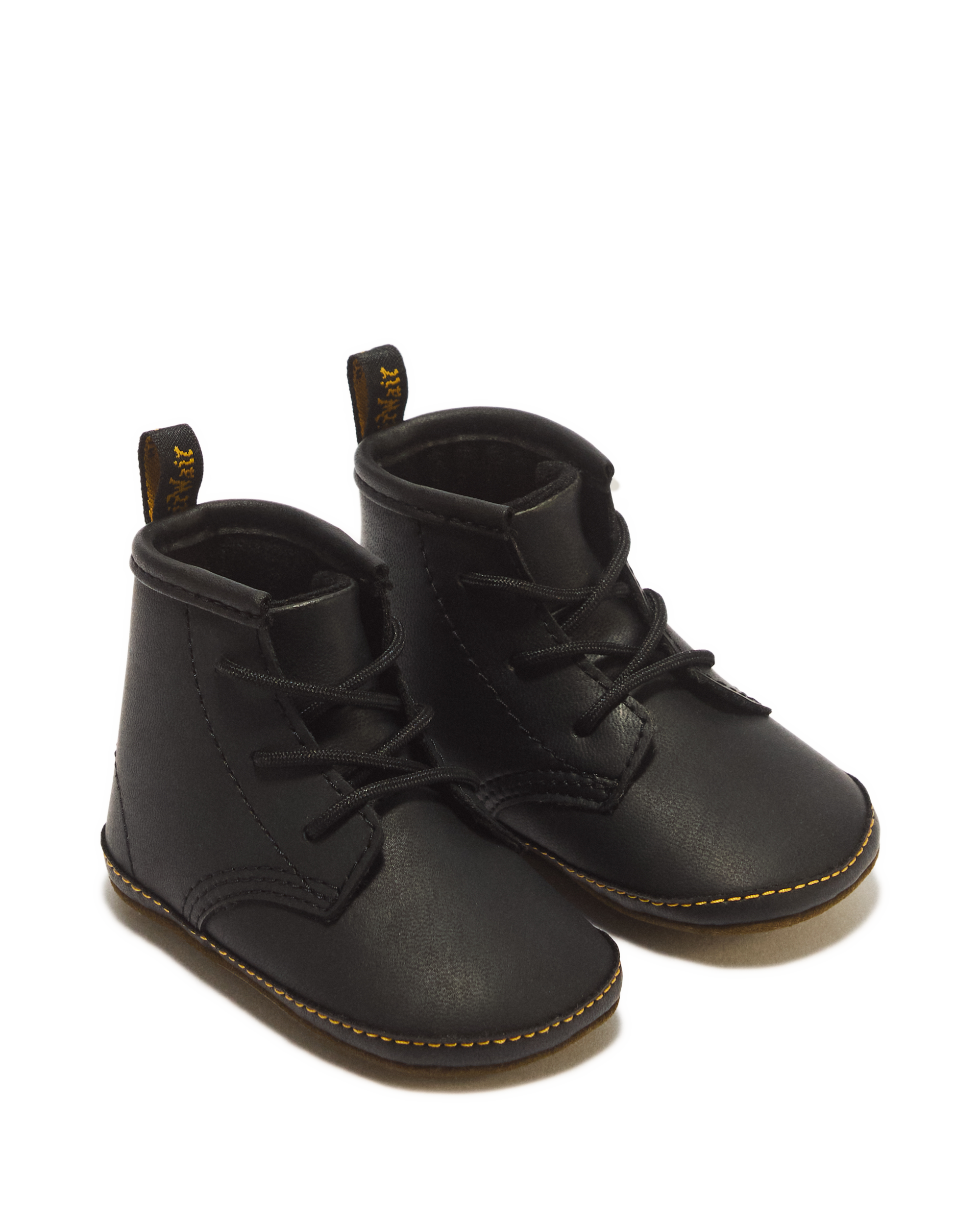 Newborn 1460 Auburn Leather Booties