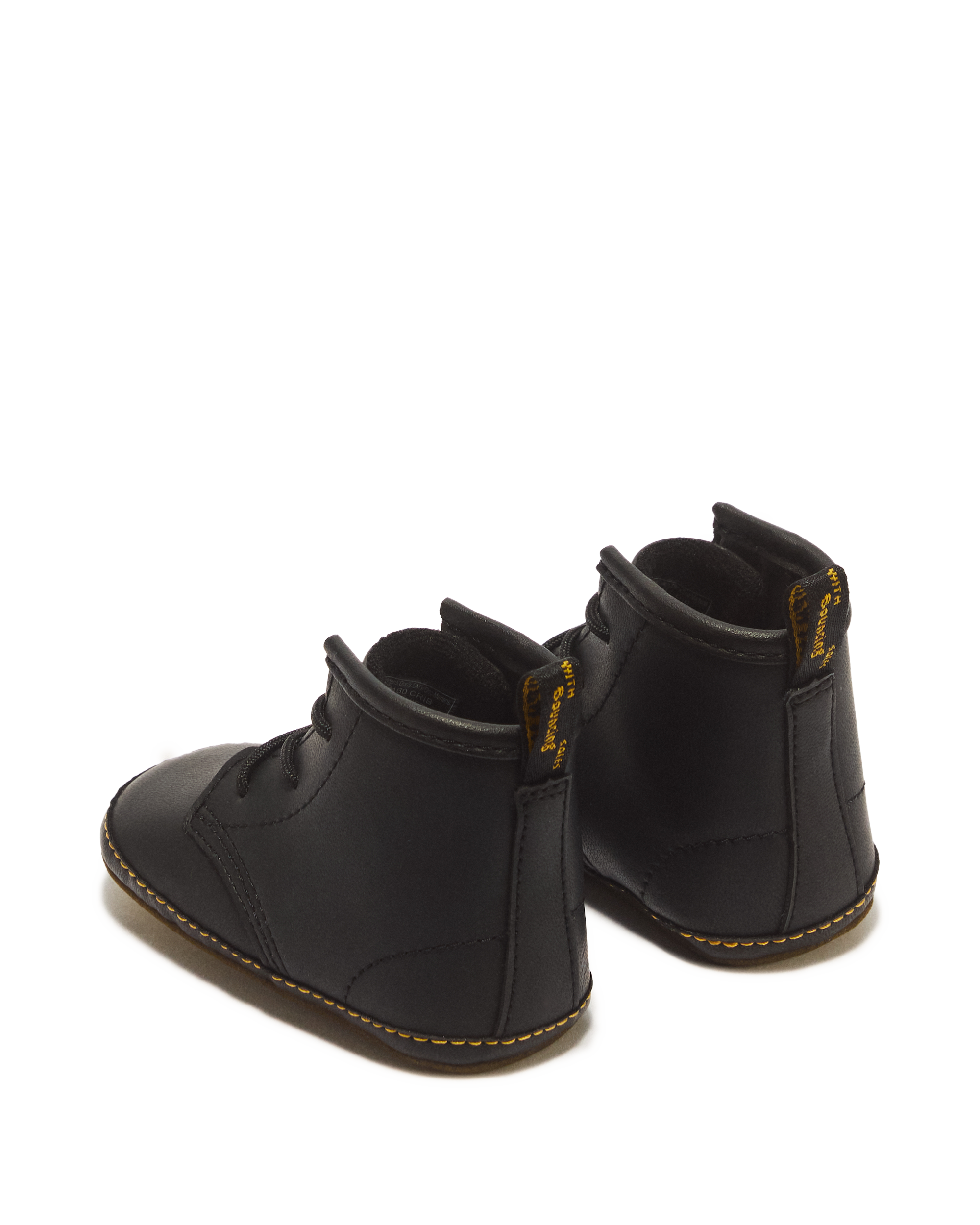 Newborn 1460 Auburn Leather Booties