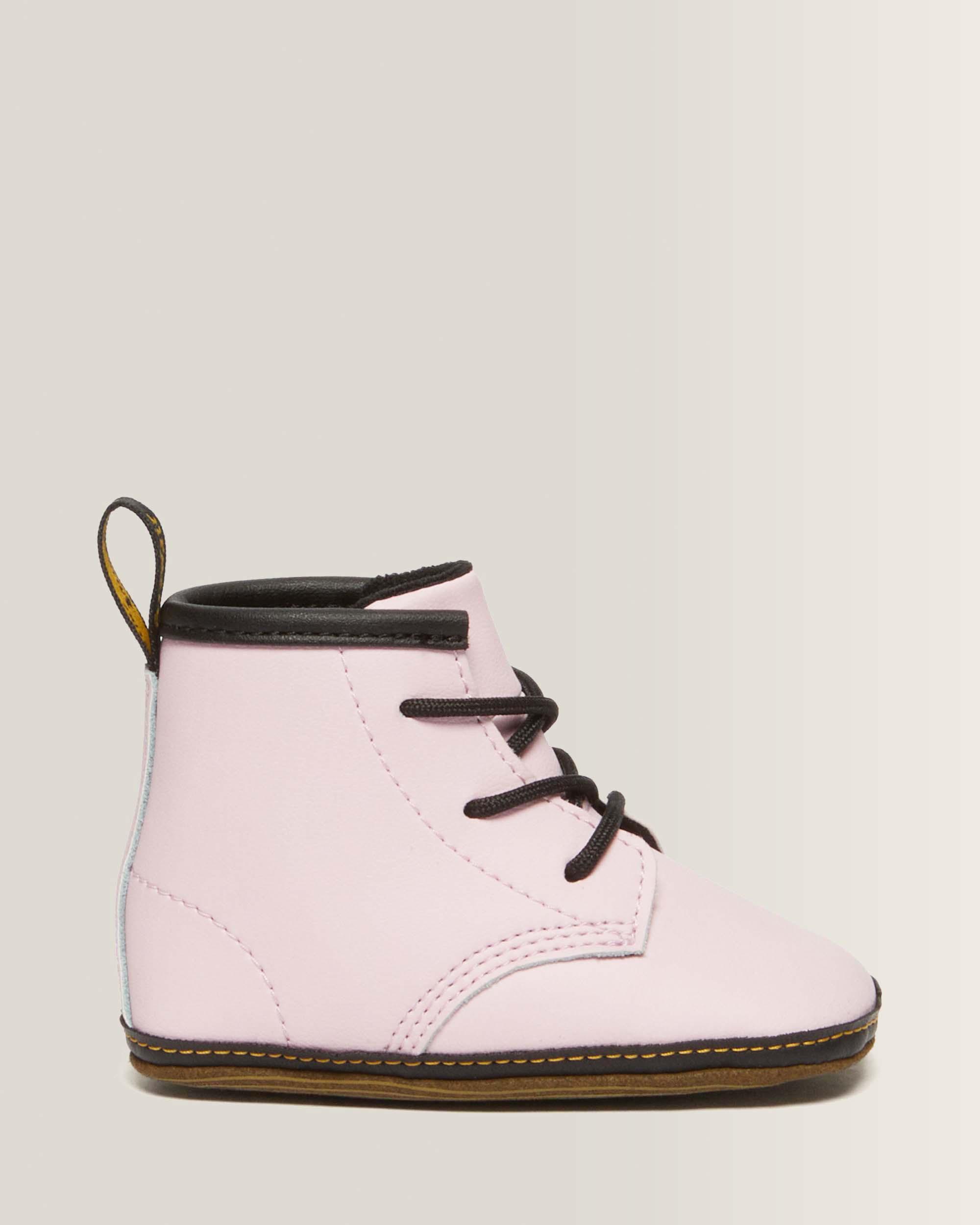 Newborn 1460 Auburn Leather Booties