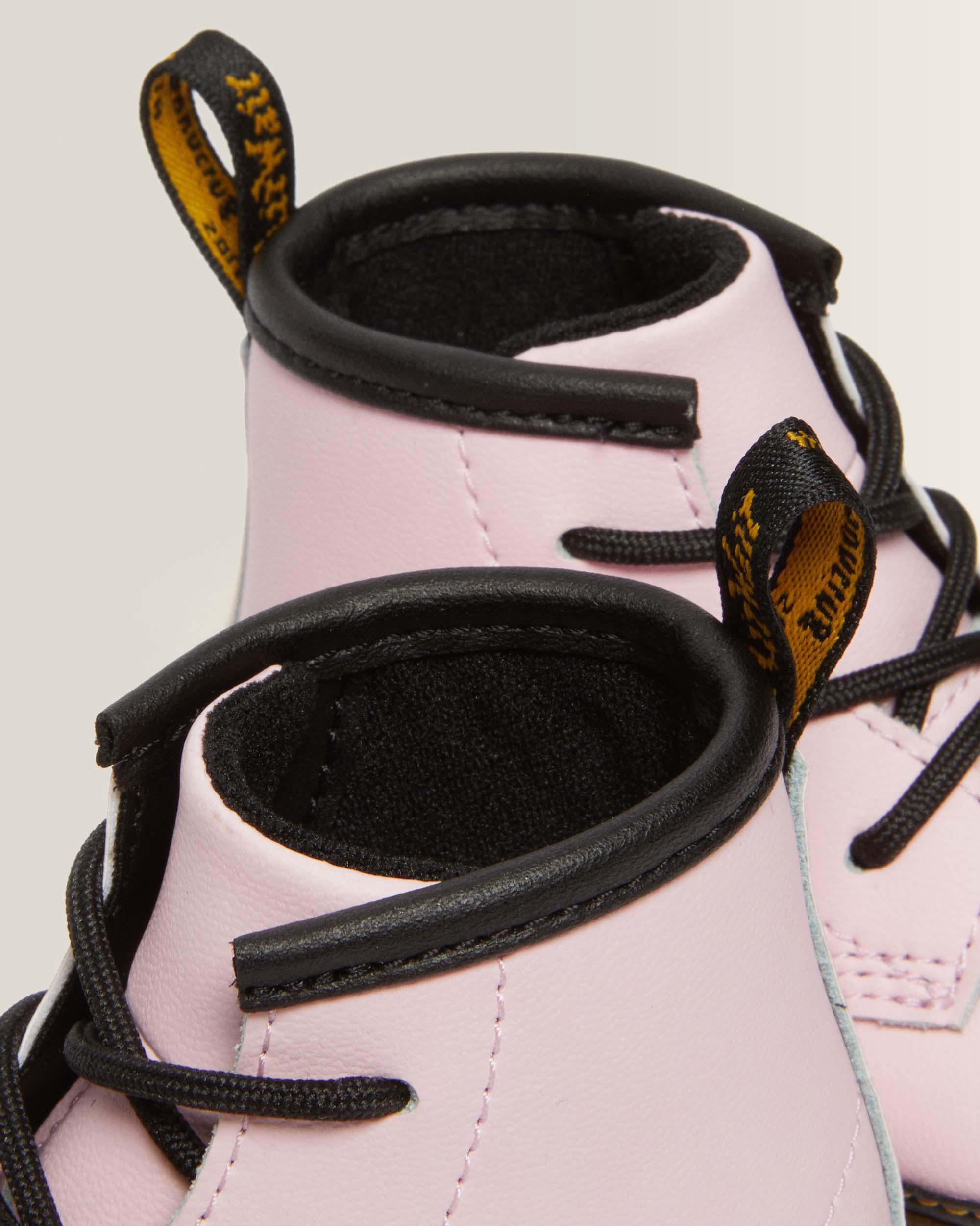 Newborn 1460 Auburn Leather Booties