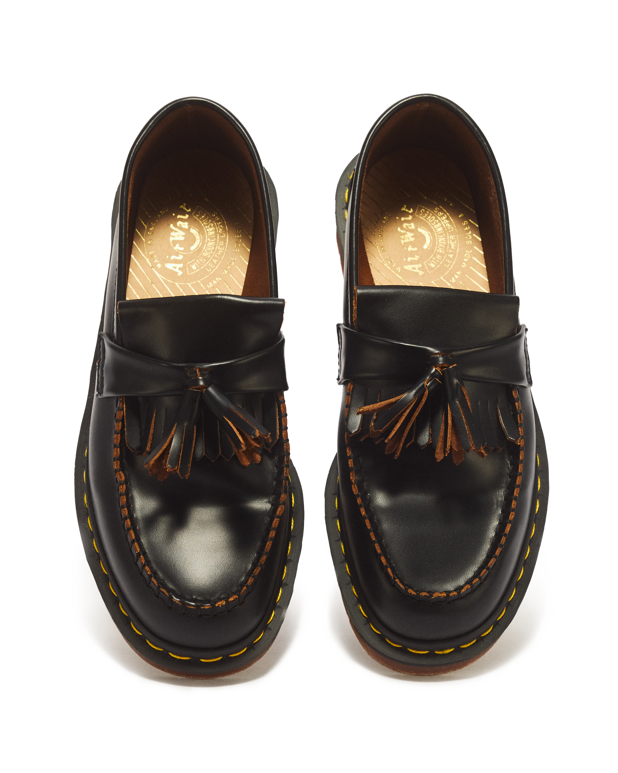 Mocasines Vintage Adrian de piel Quilon con borla