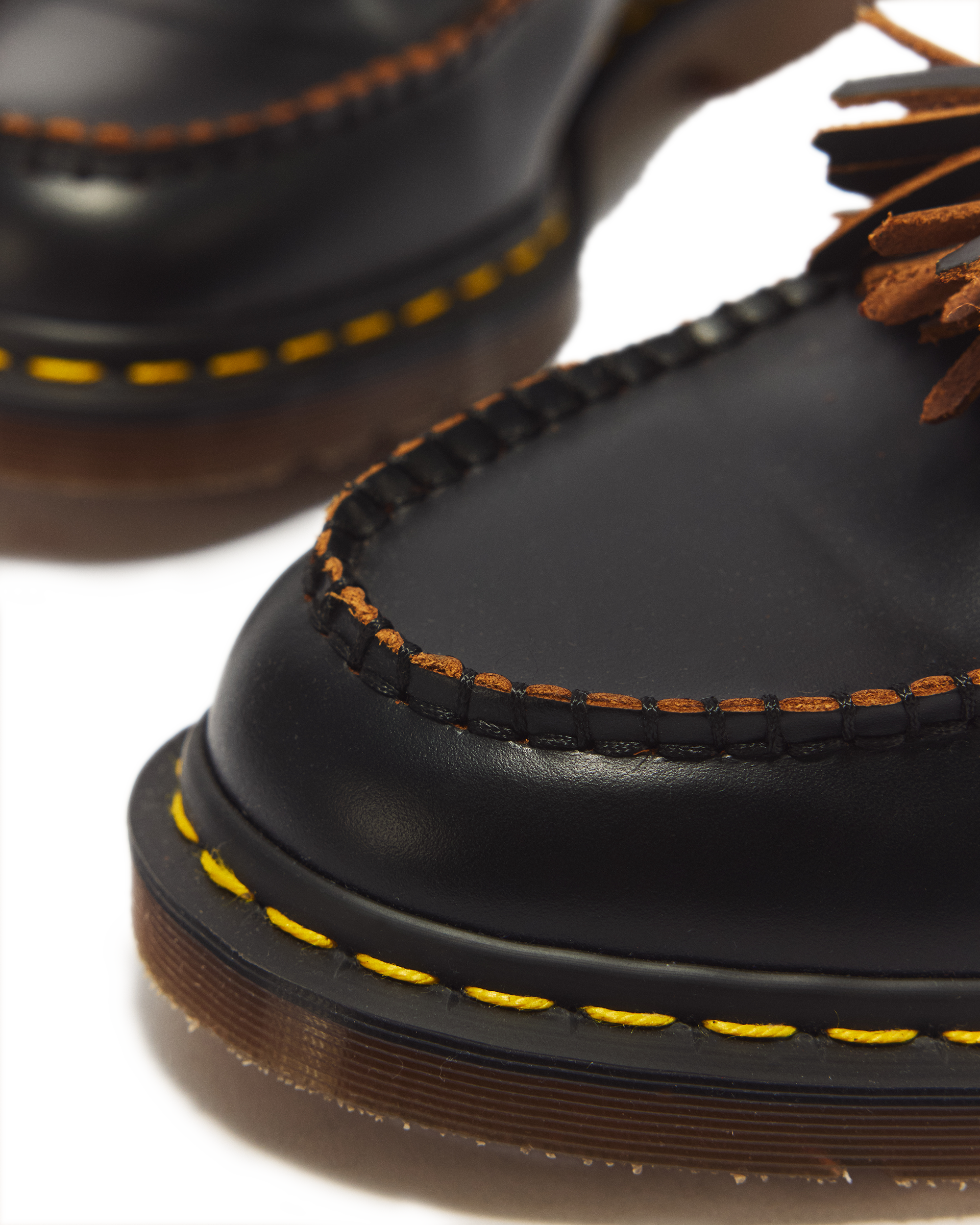 Mocasines Vintage Adrian de piel Quilon con borla