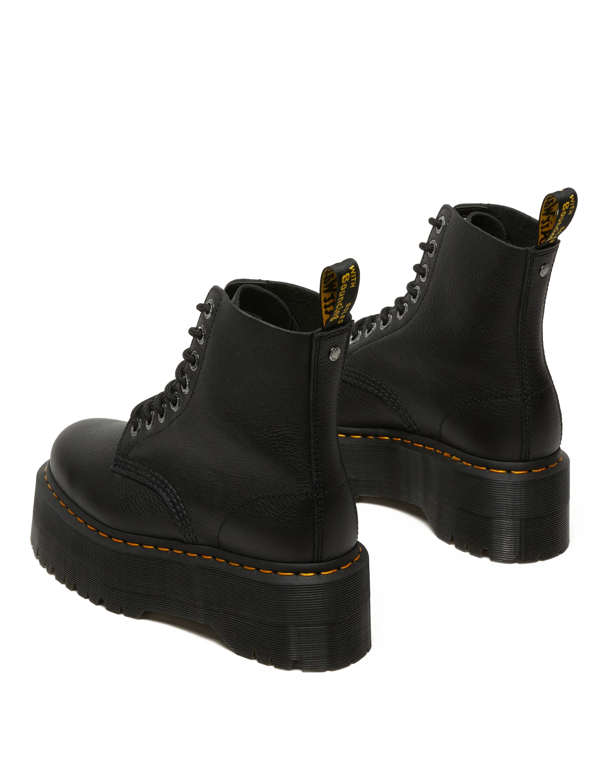 1460 Pascal Max Leather Platform Boots in Black | Dr. Martens™
