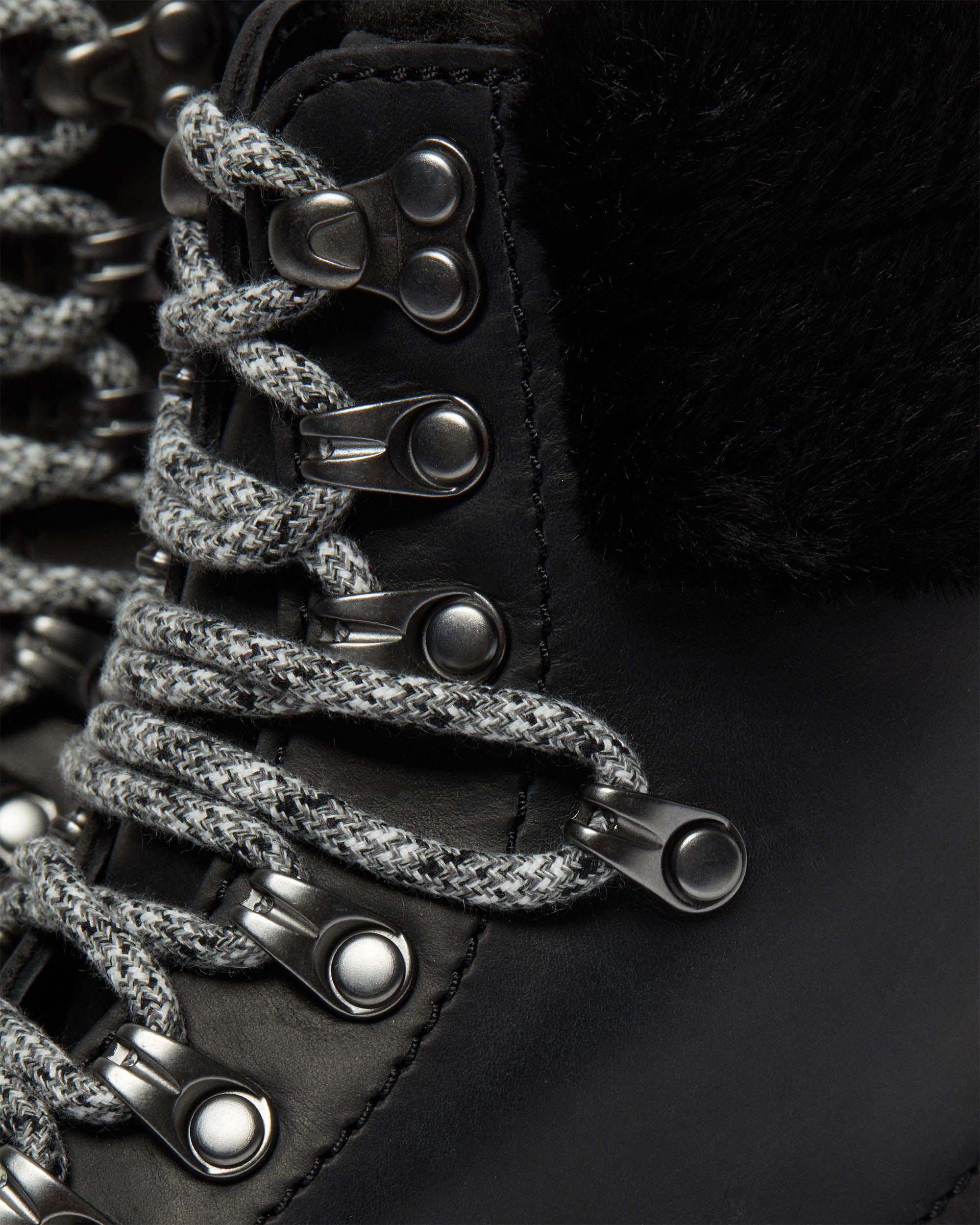 1460 Serena Collar Faux Fur Lined Lace Up Boots