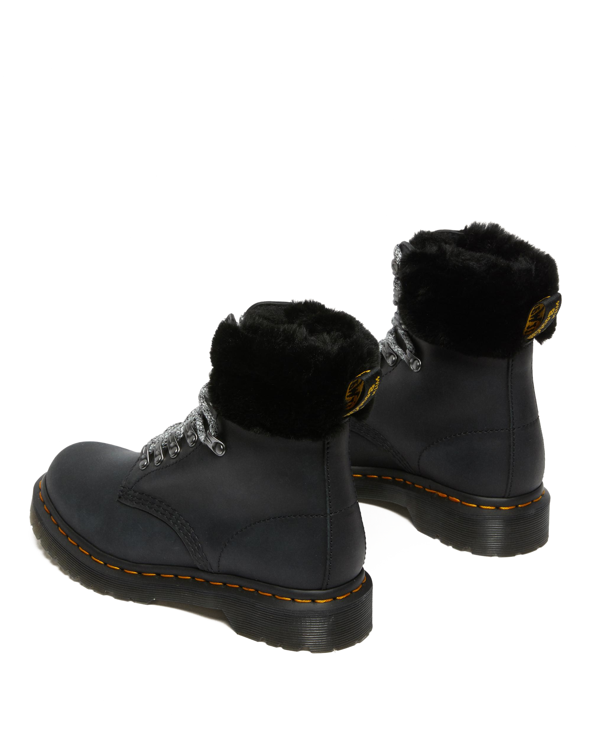 1460 Serena Collar Faux Fur Lined Lace Up Boots