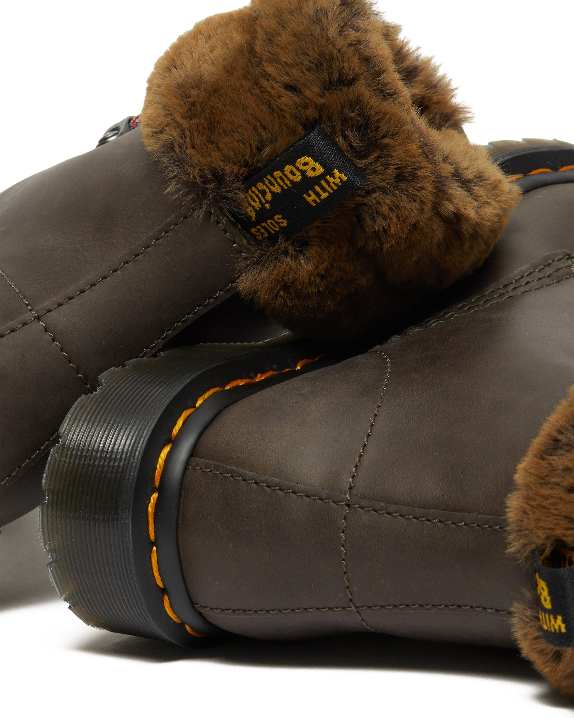 Boots 1460 Serena à Col Doublées de Fourrure Synthétique