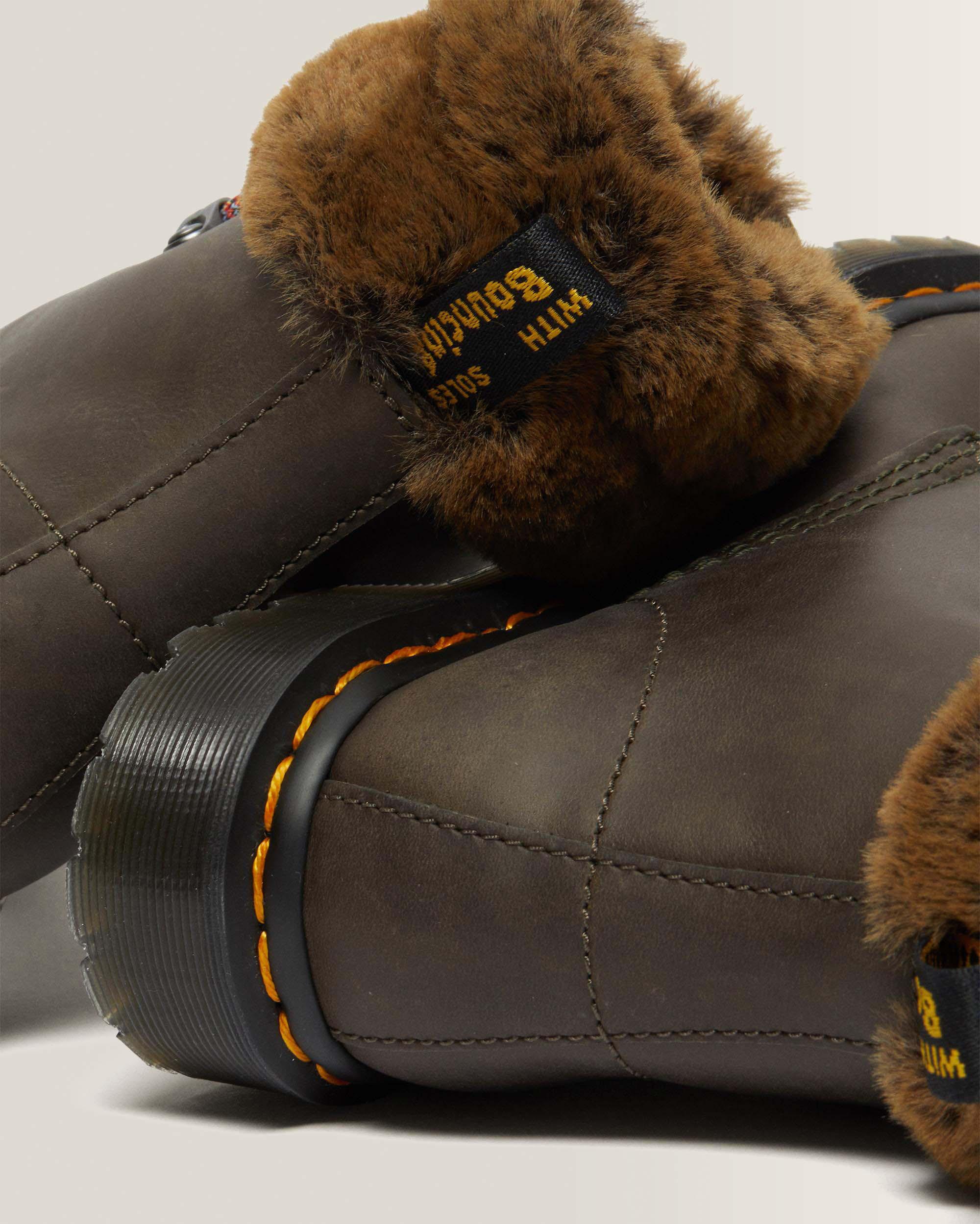 Boots 1460 Serena à Col Doublées de Fourrure Synthétique