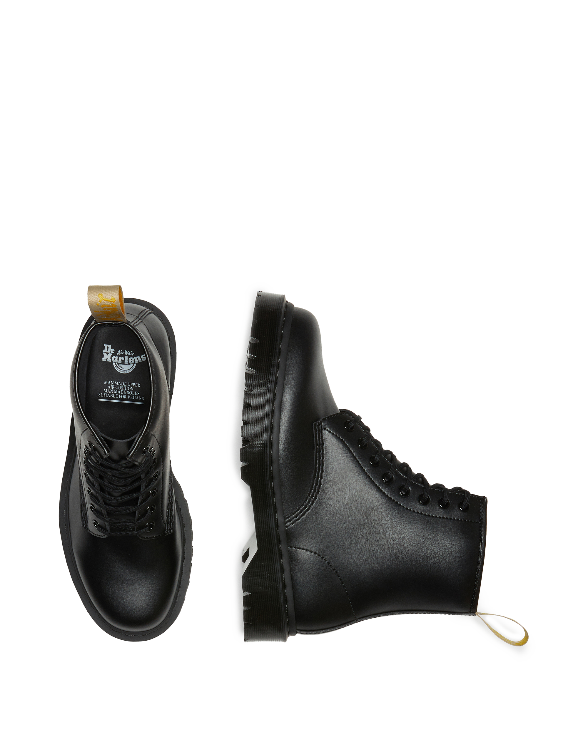 Vegan 1460 Bex Mono Lace Up Boots in BLACK | Dr. Martens™