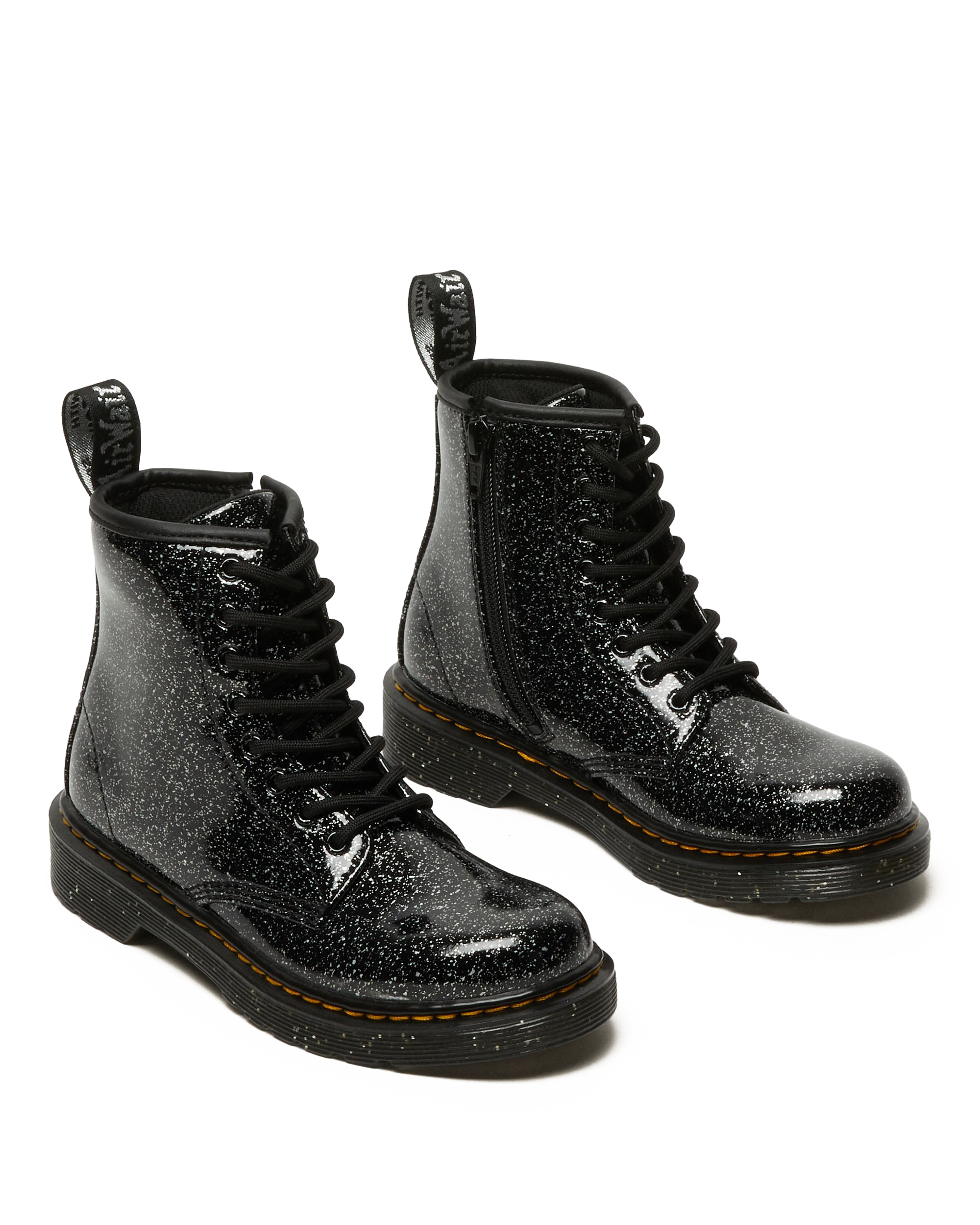Junior 1460-snørestøvler med glitter