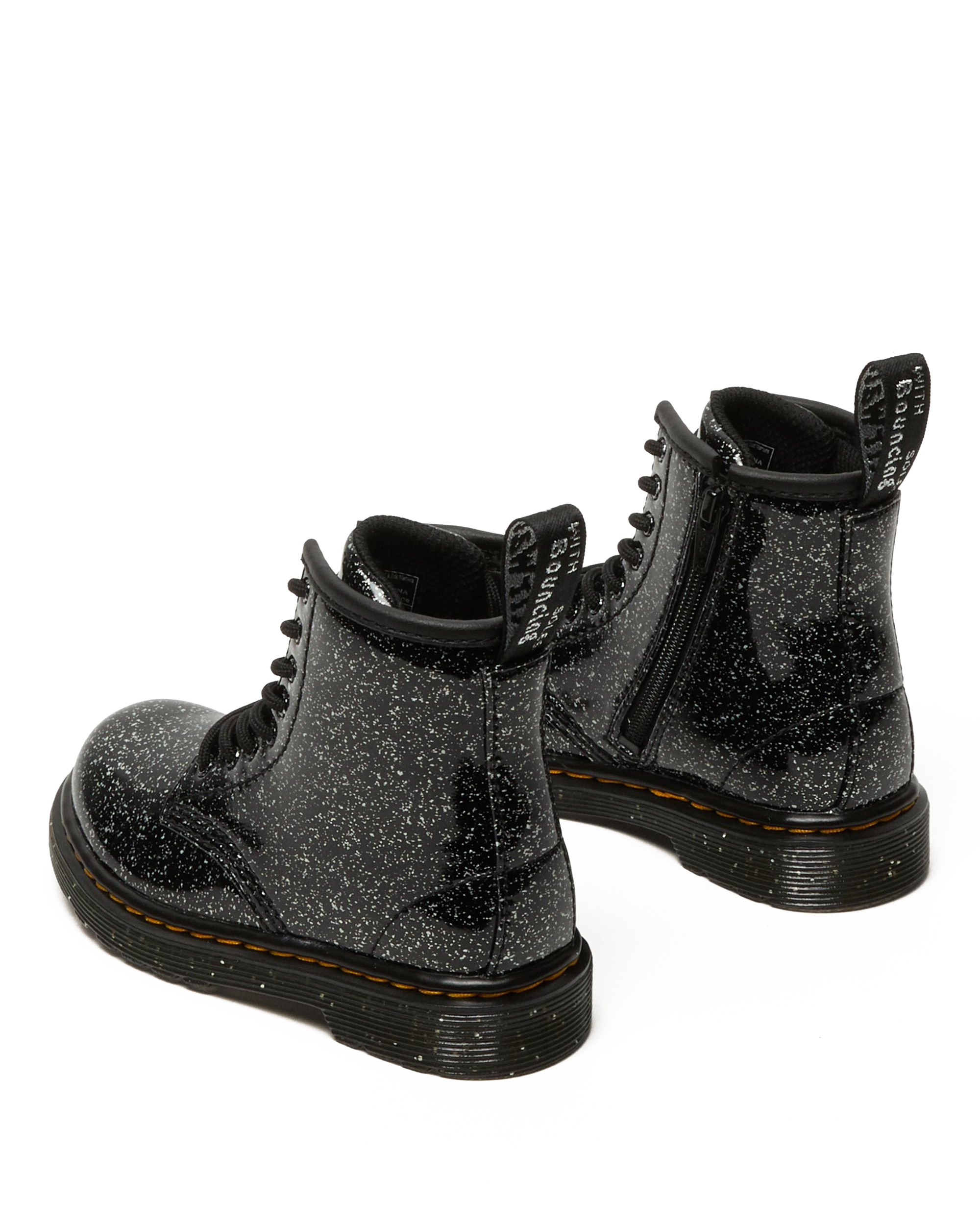 Botas 1460 para niños con purpurina