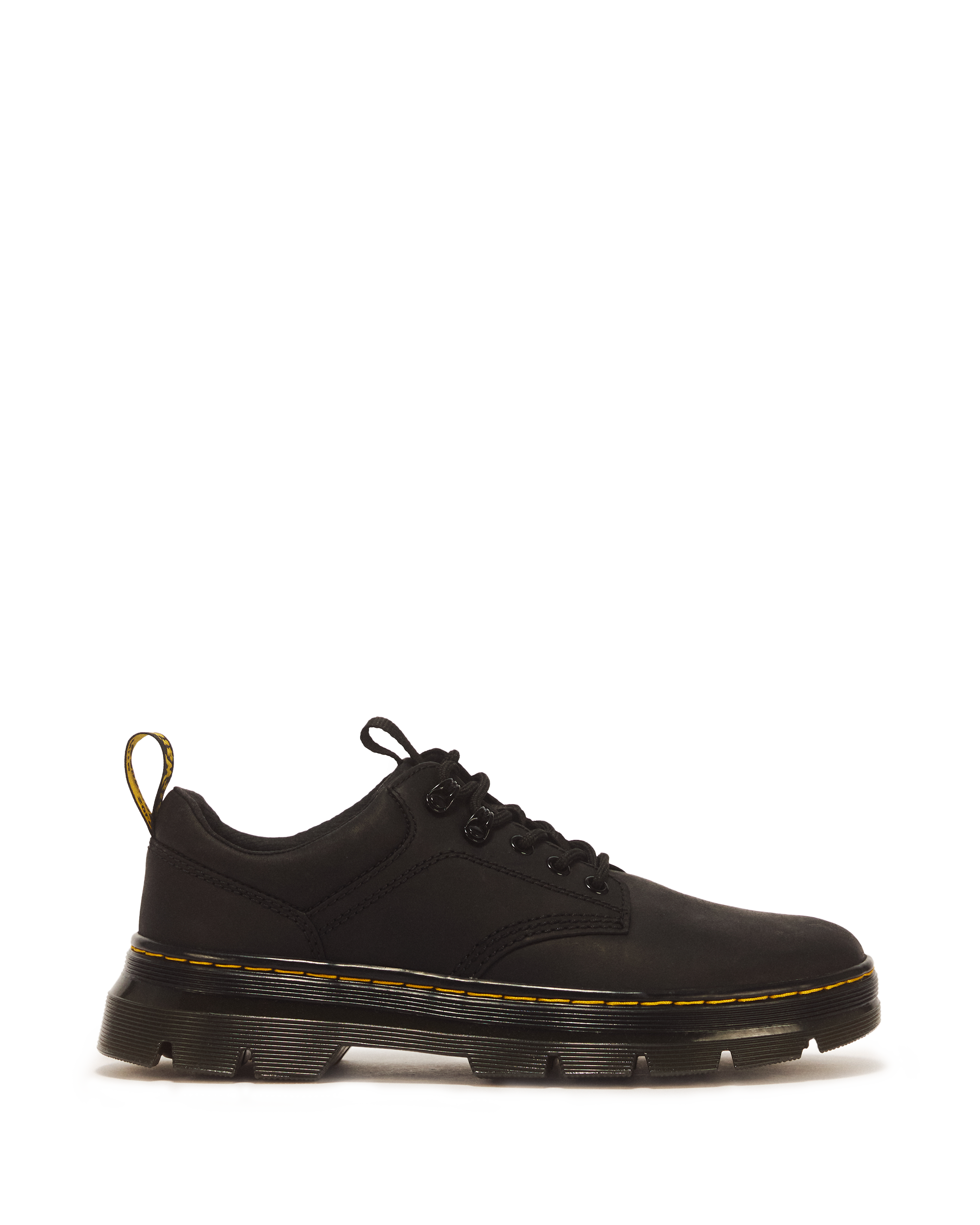 Reeder Wyoming Leather Utility Shoes in Black | Dr. Martens™