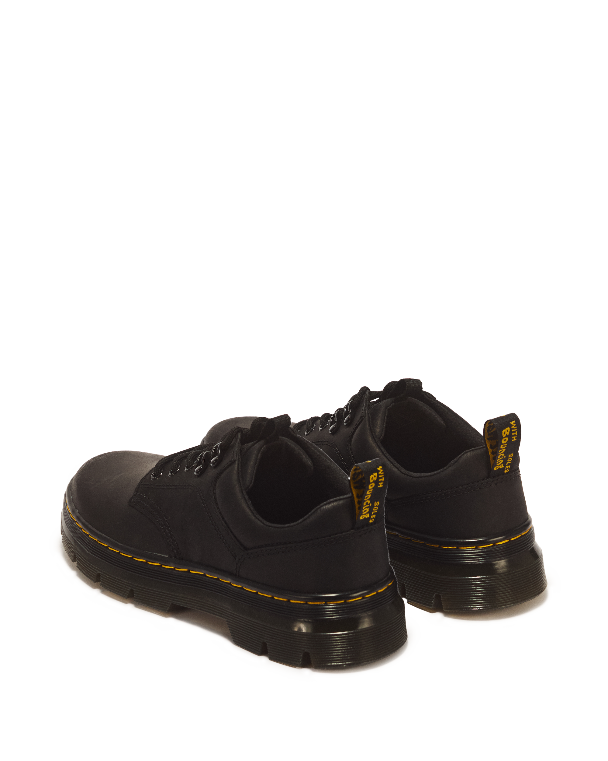 Reeder Wyoming Leather Utility Shoes in Black | Dr. Martens™
