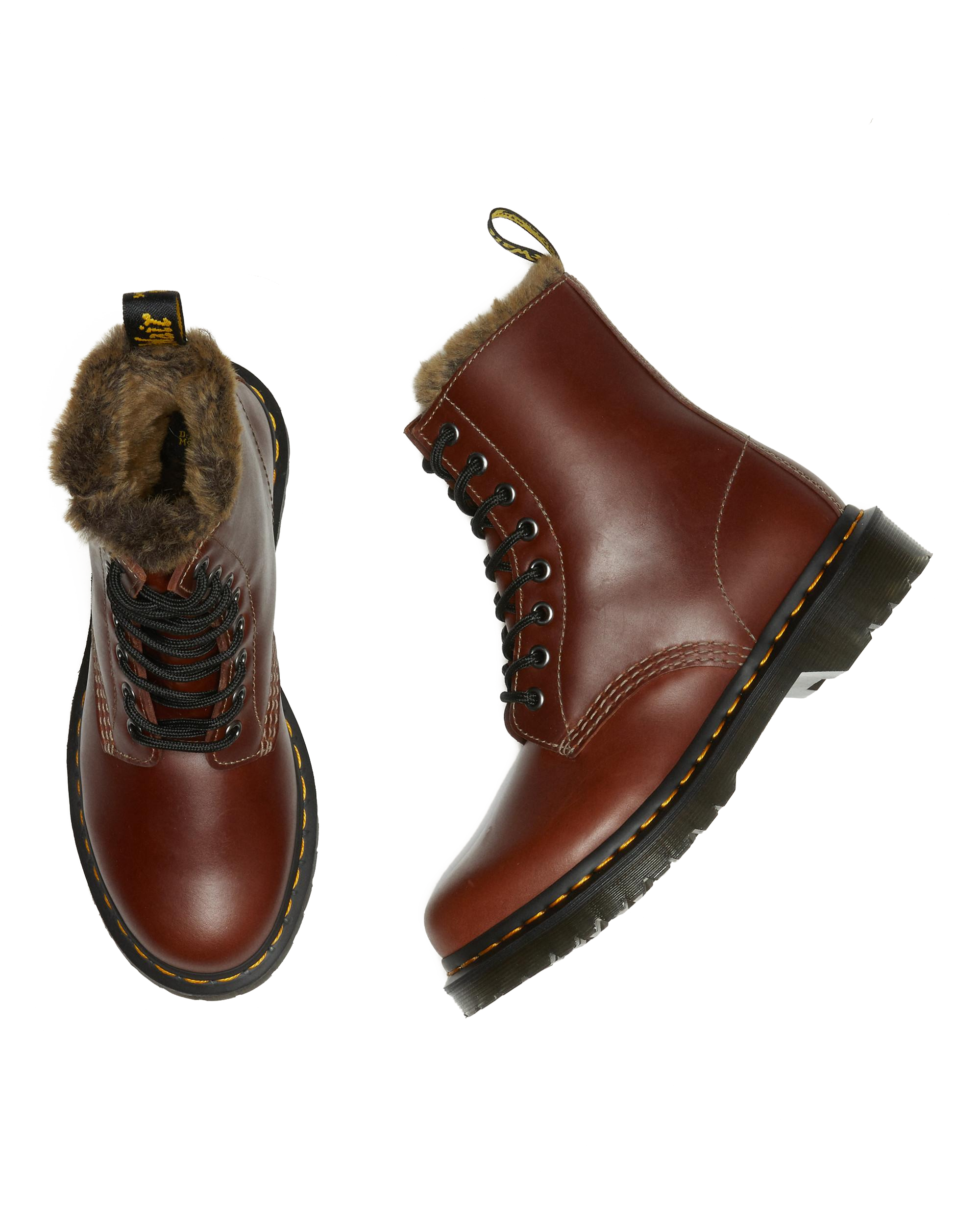 Boots 1460 Serena Doublées de Fourrure Synthétique