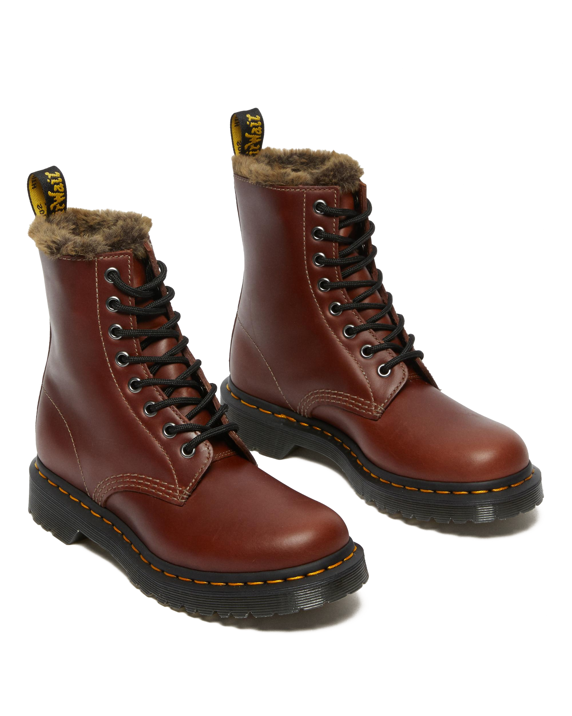 Boots 1460 Serena Doublées de Fourrure Synthétique