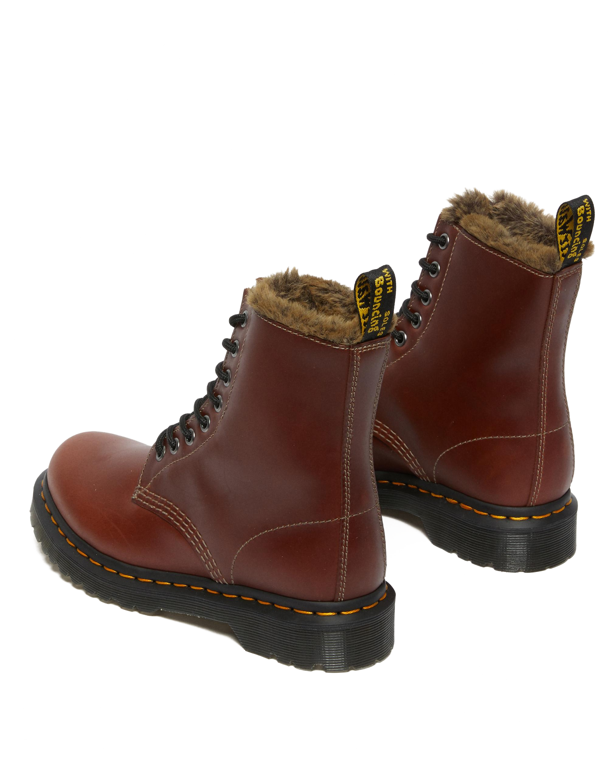 Boots 1460 Serena Doublées de Fourrure Synthétique