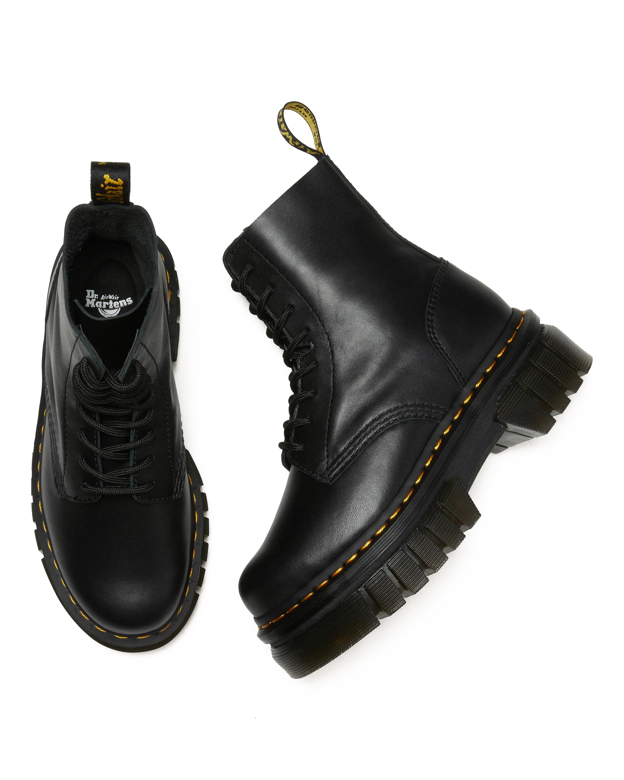 Stivaletti Platform Audrick in pelle Nappa Lux