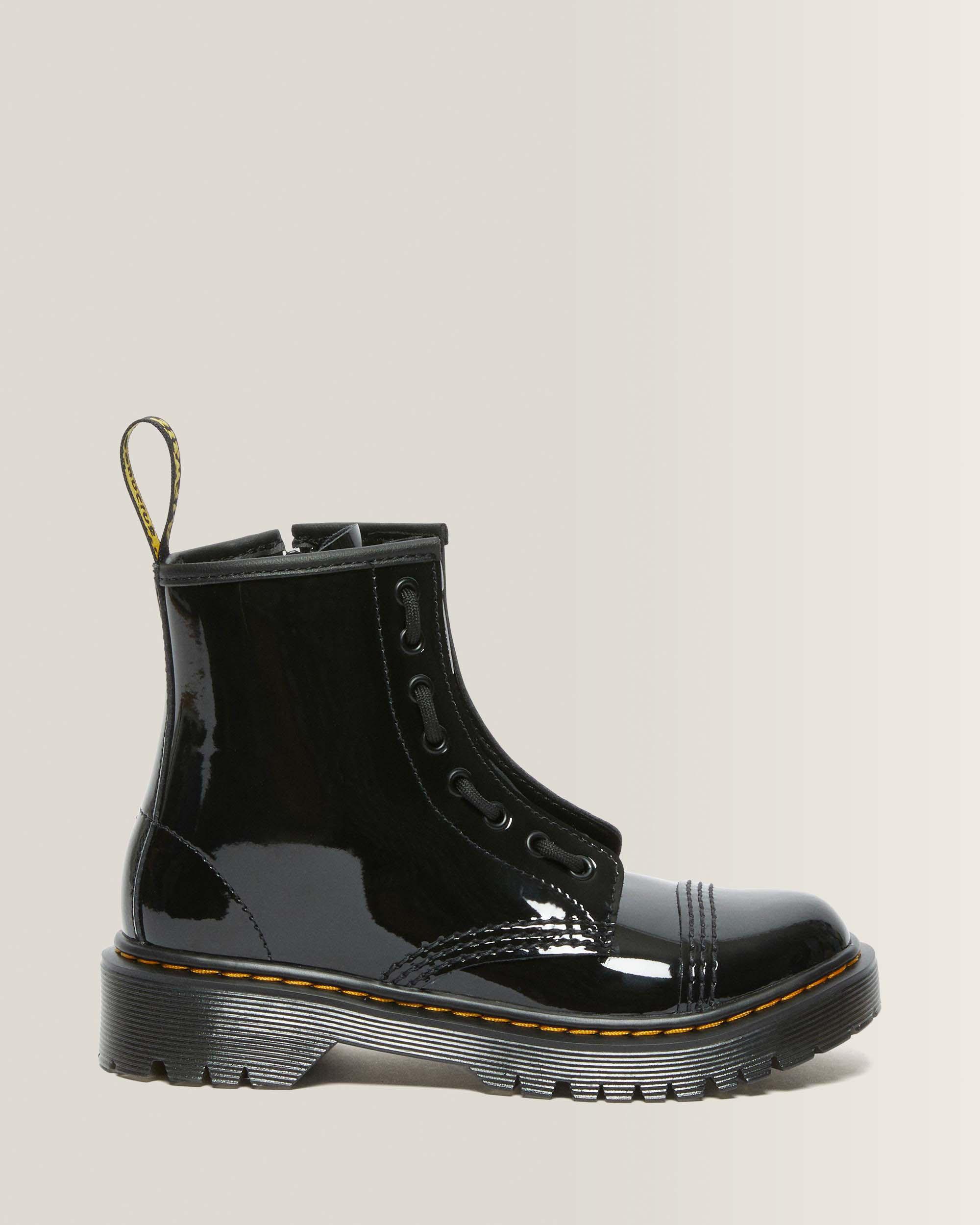 Boots Sinclair Bex en cuir verni Junior