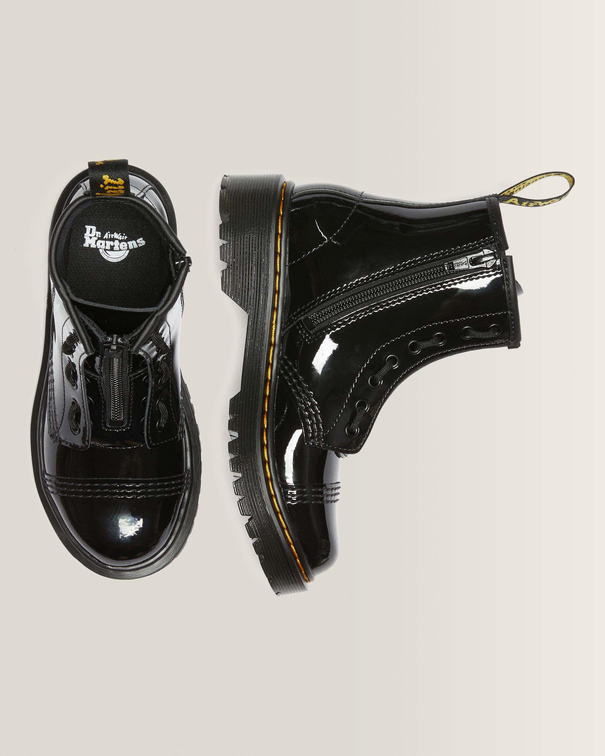 Boots Sinclair Bex en cuir verni Junior