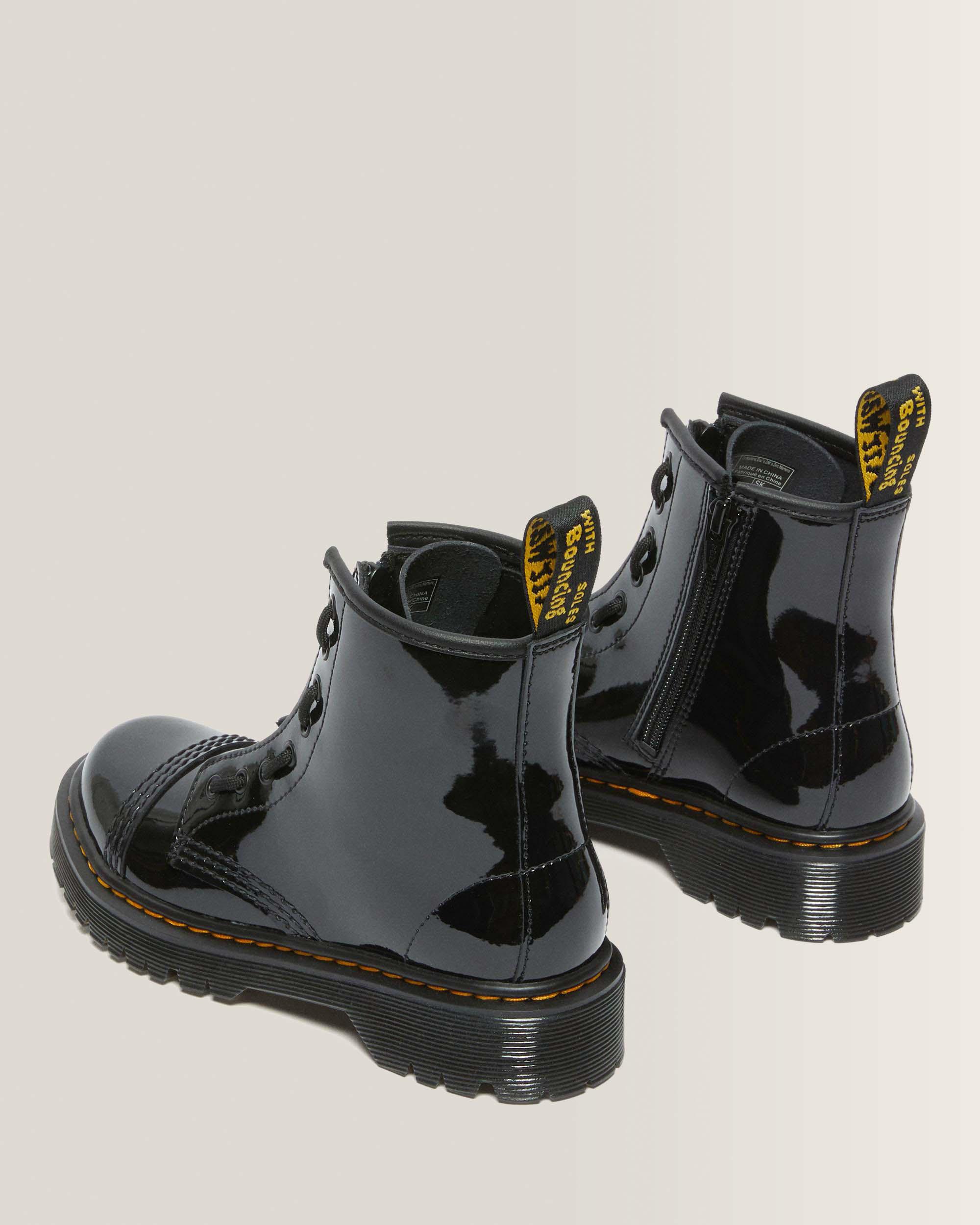 Boots Sinclair Bex en cuir verni Junior