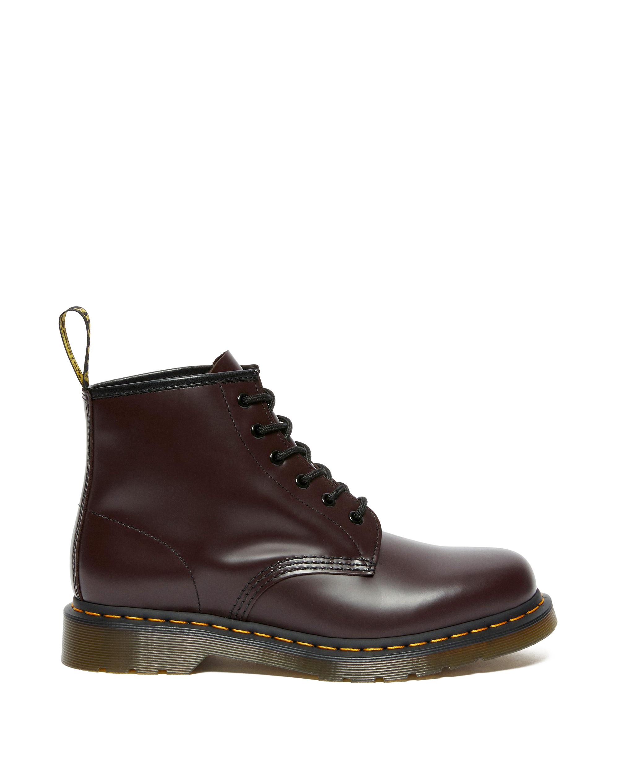 Boots basses 101 Yellow Stitch en cuir Smooth