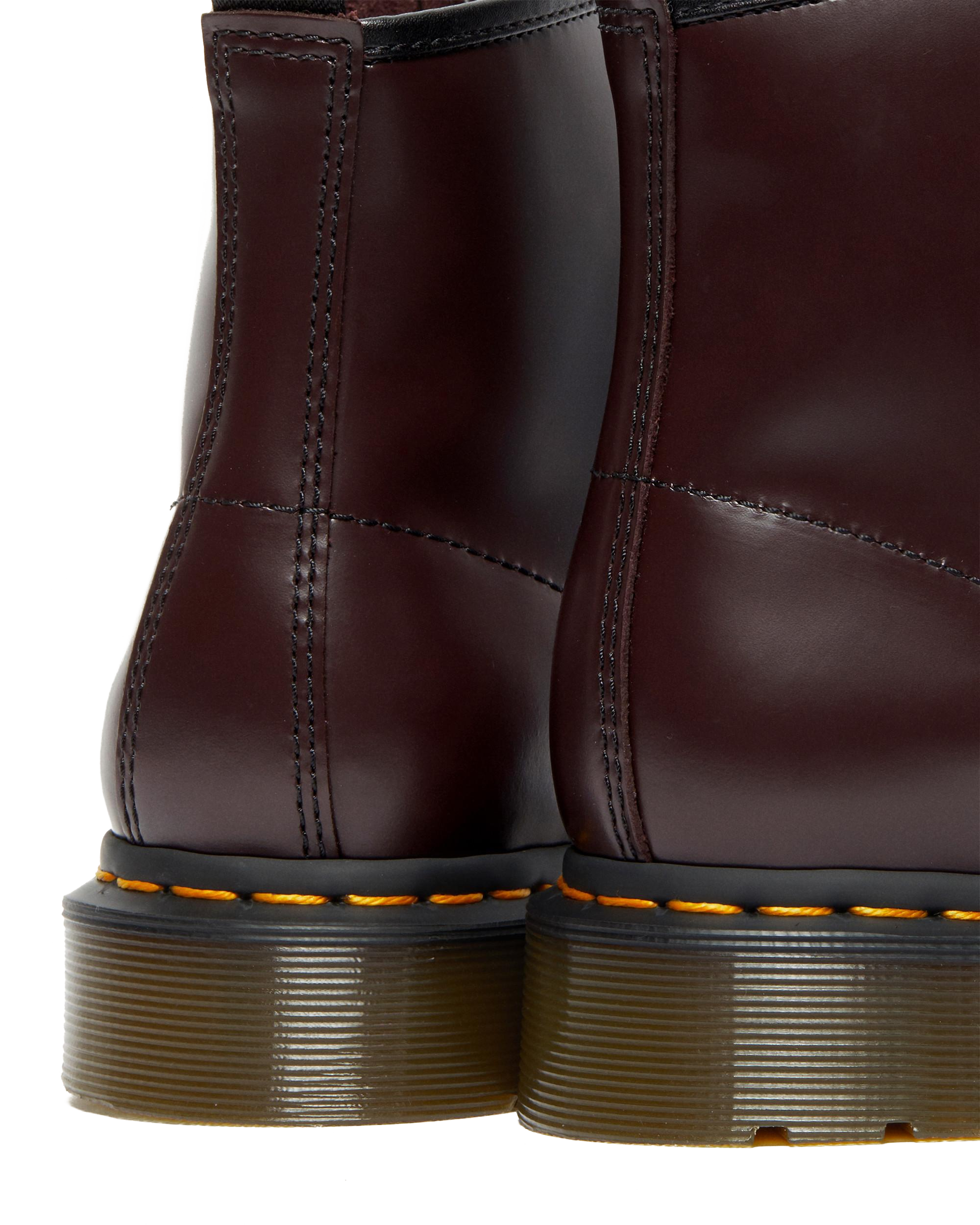 Boots basses 101 Yellow Stitch en cuir Smooth