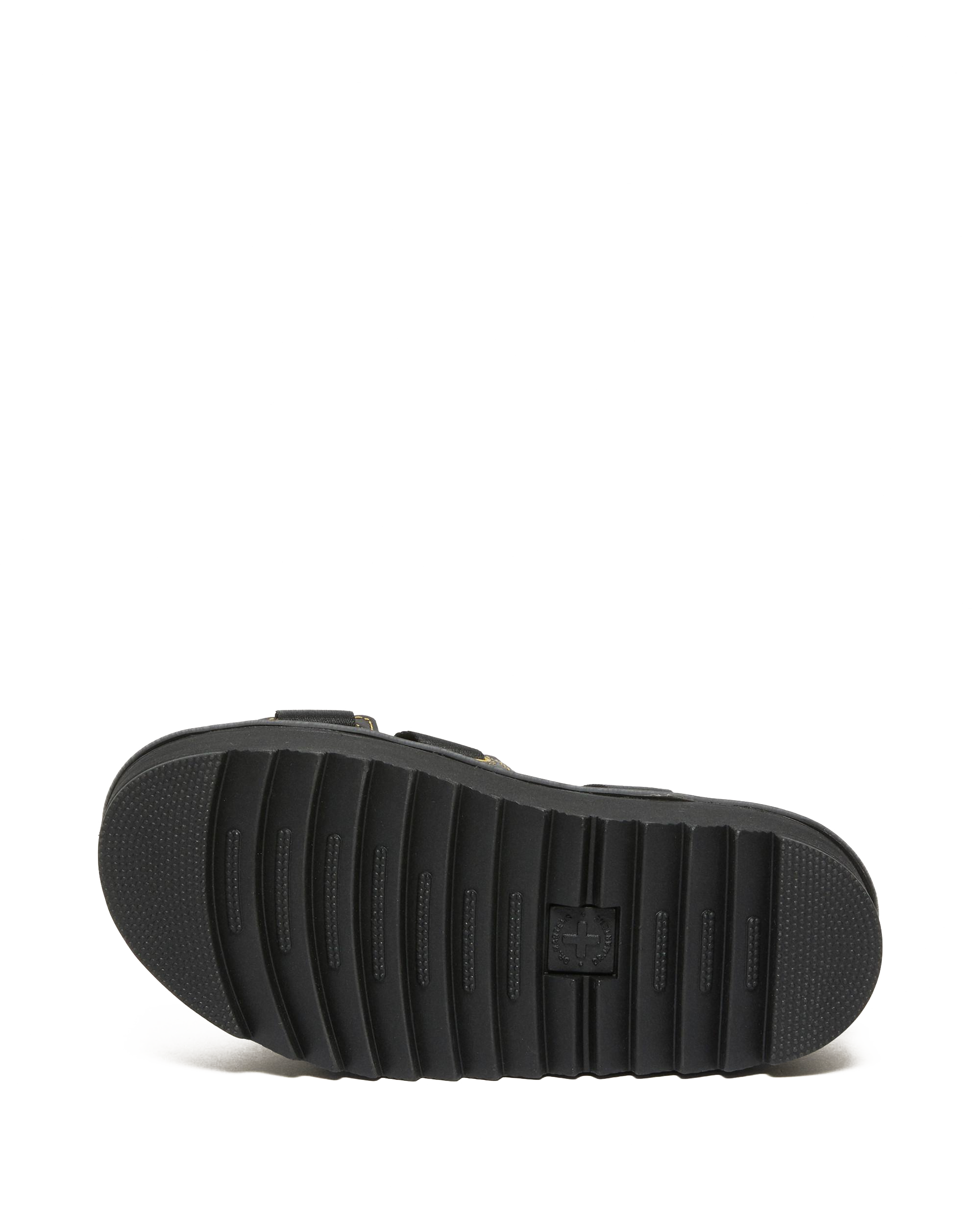 Kimber Logo Strap Platform Sandals in BLACK | Dr. Martens™