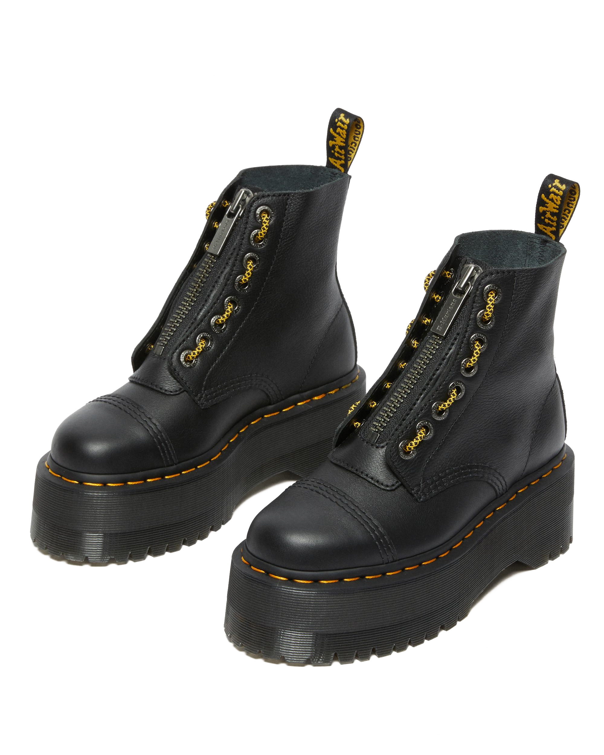 Sinclair Max Pisa Leather Platform Boots