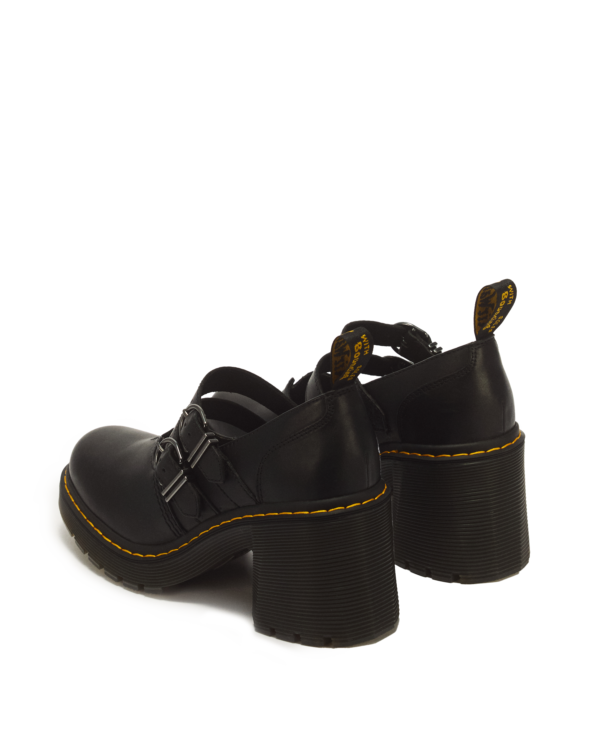 Eviee Sendal Leather Heeled Mary Jane Shoes