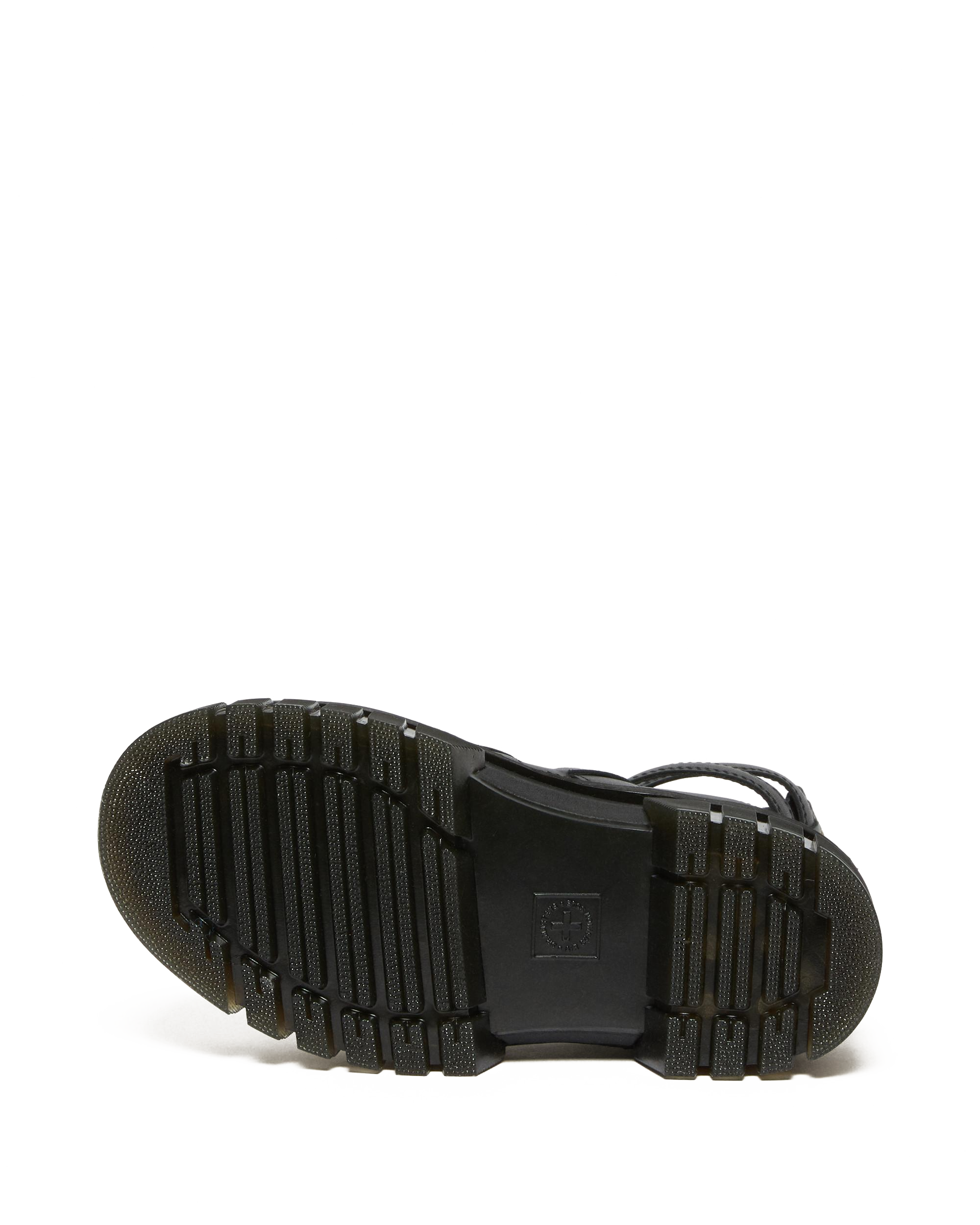 Ricki Nappa Lux Leather Platform Gladiator Sandals in Black | Dr