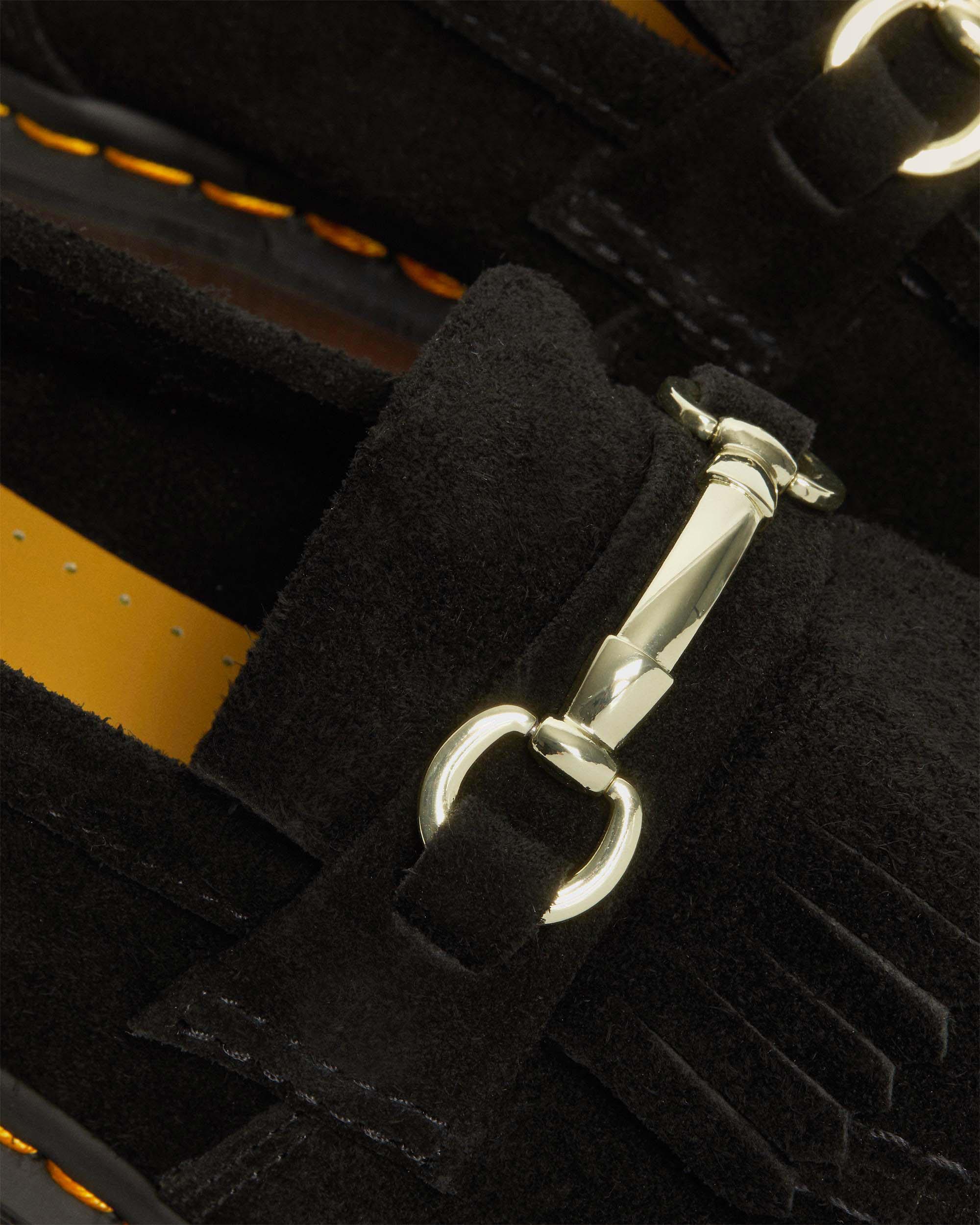 Adrian Snaffle Suede Loafers