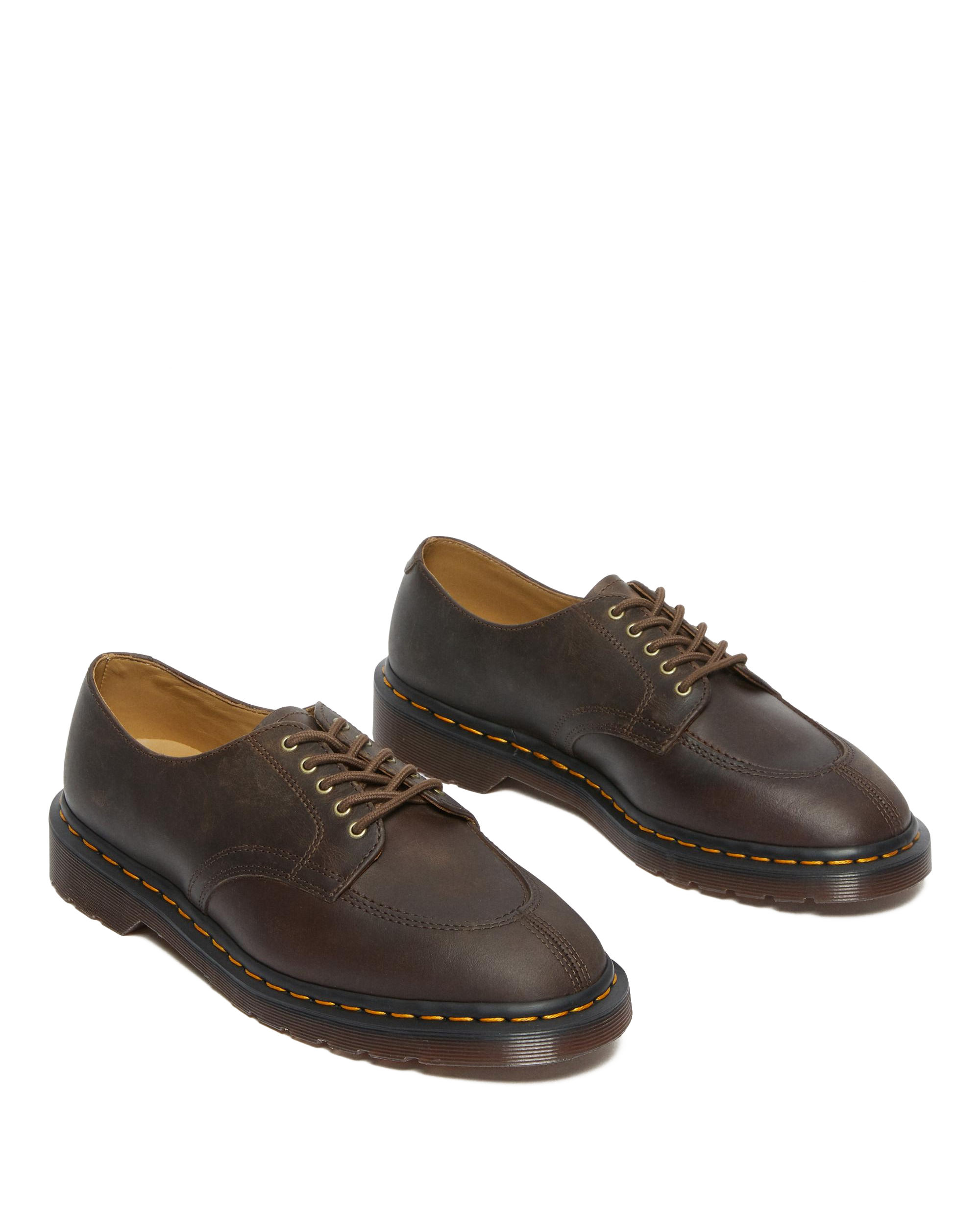2046 Crazy Horse Leather Shoes in Dark Brown | Dr. Martens™