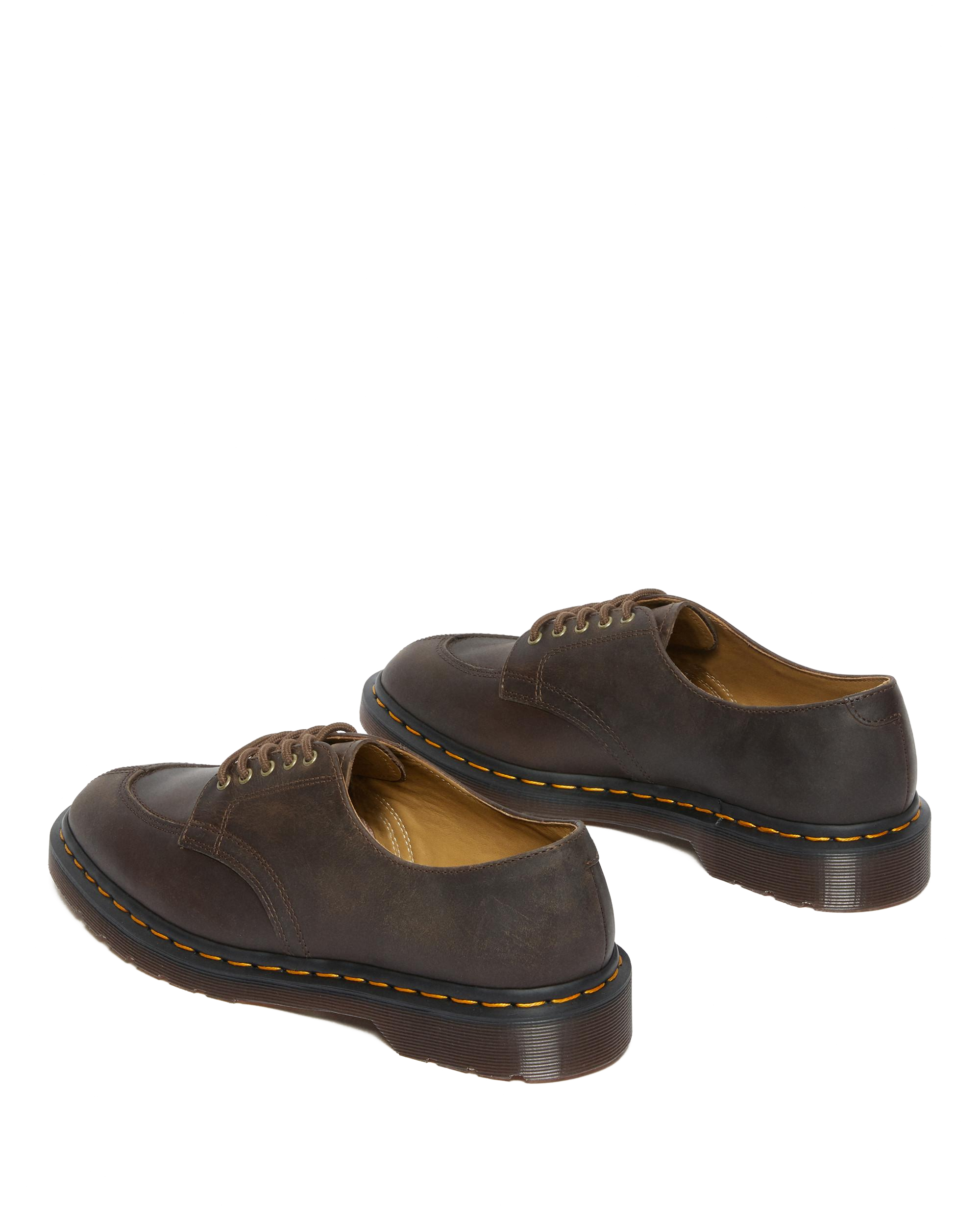 2046 Crazy Horse Leather Shoes in Dark Brown | Dr. Martens™
