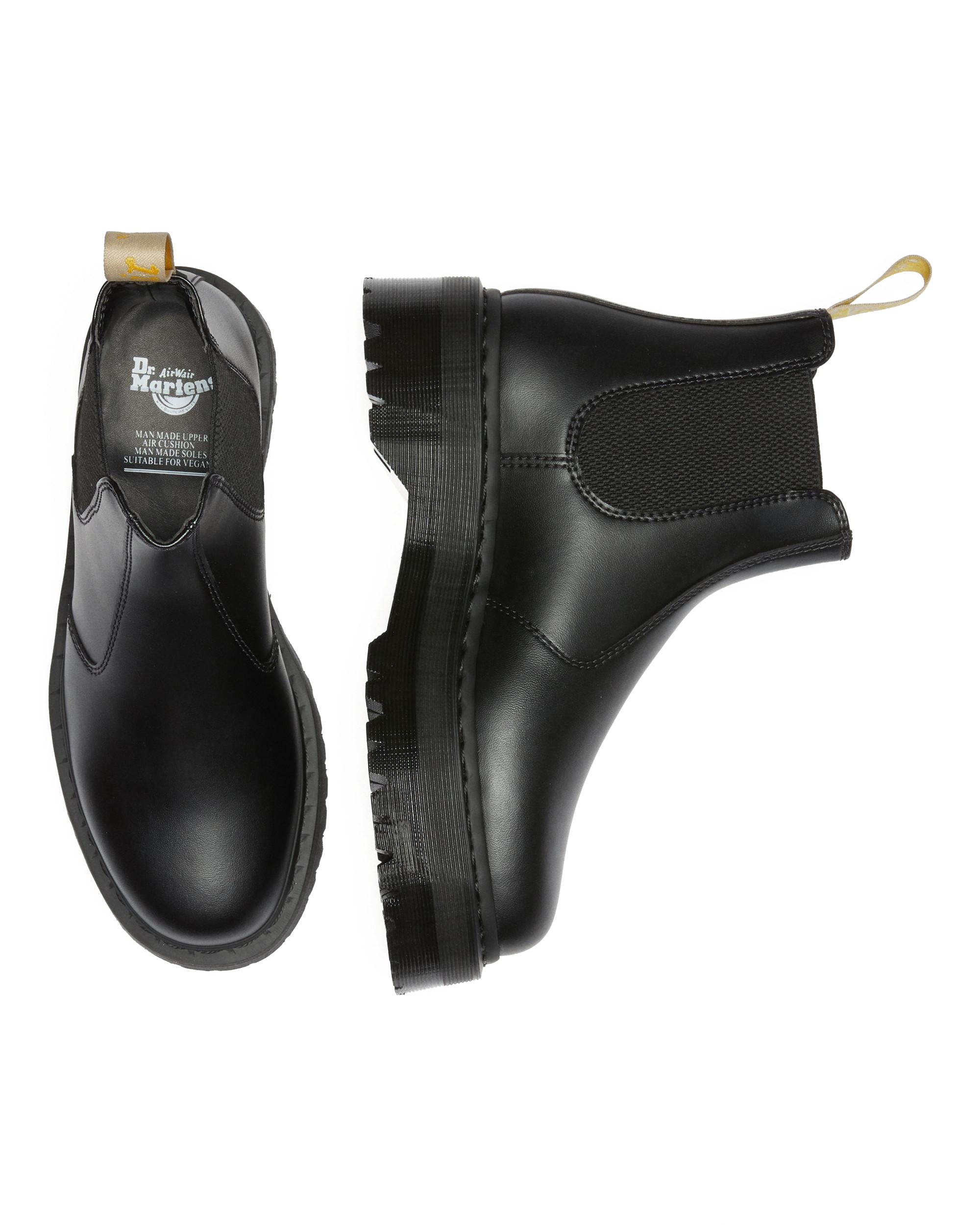 Vegan 2976 Felix Platform Chelsea Boots