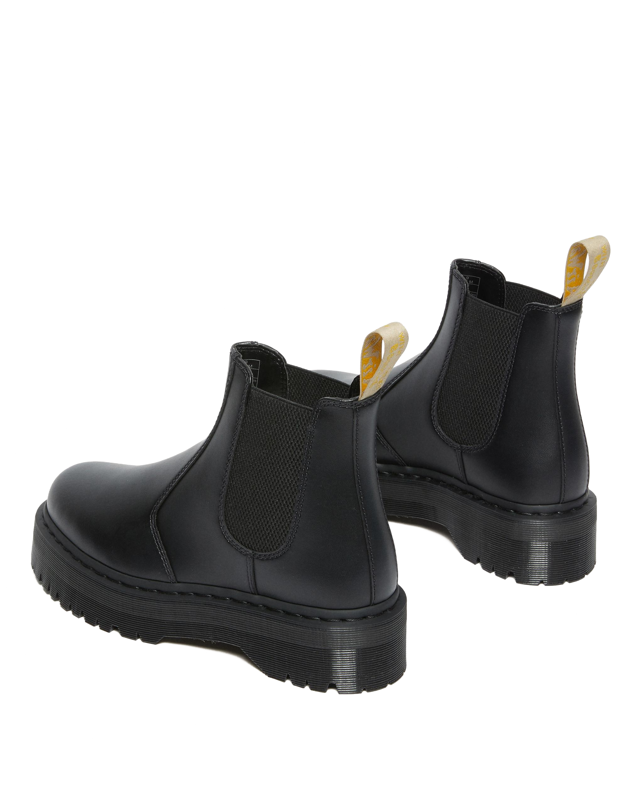 2976 Felix Vegan Platform Chelsea Boots in Black | Dr. Martens™