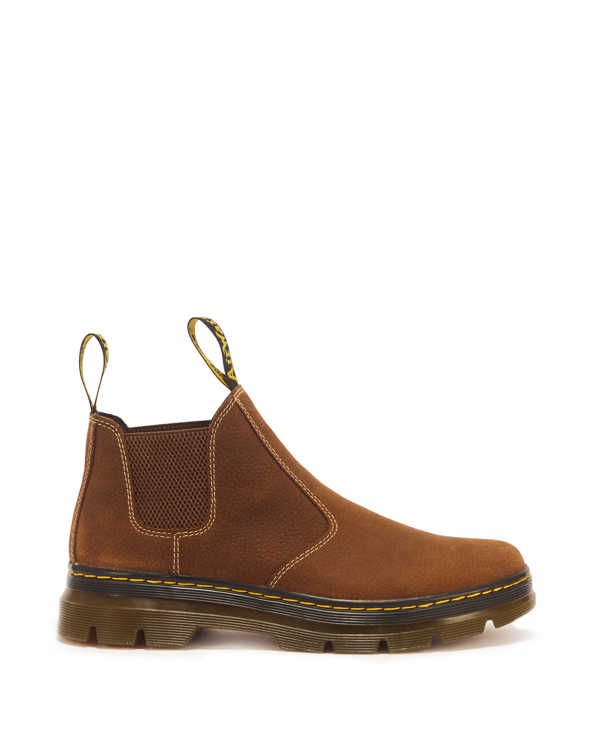Hardie II Leather Chelsea Work Boots in WHISKEY | Dr. Martens™