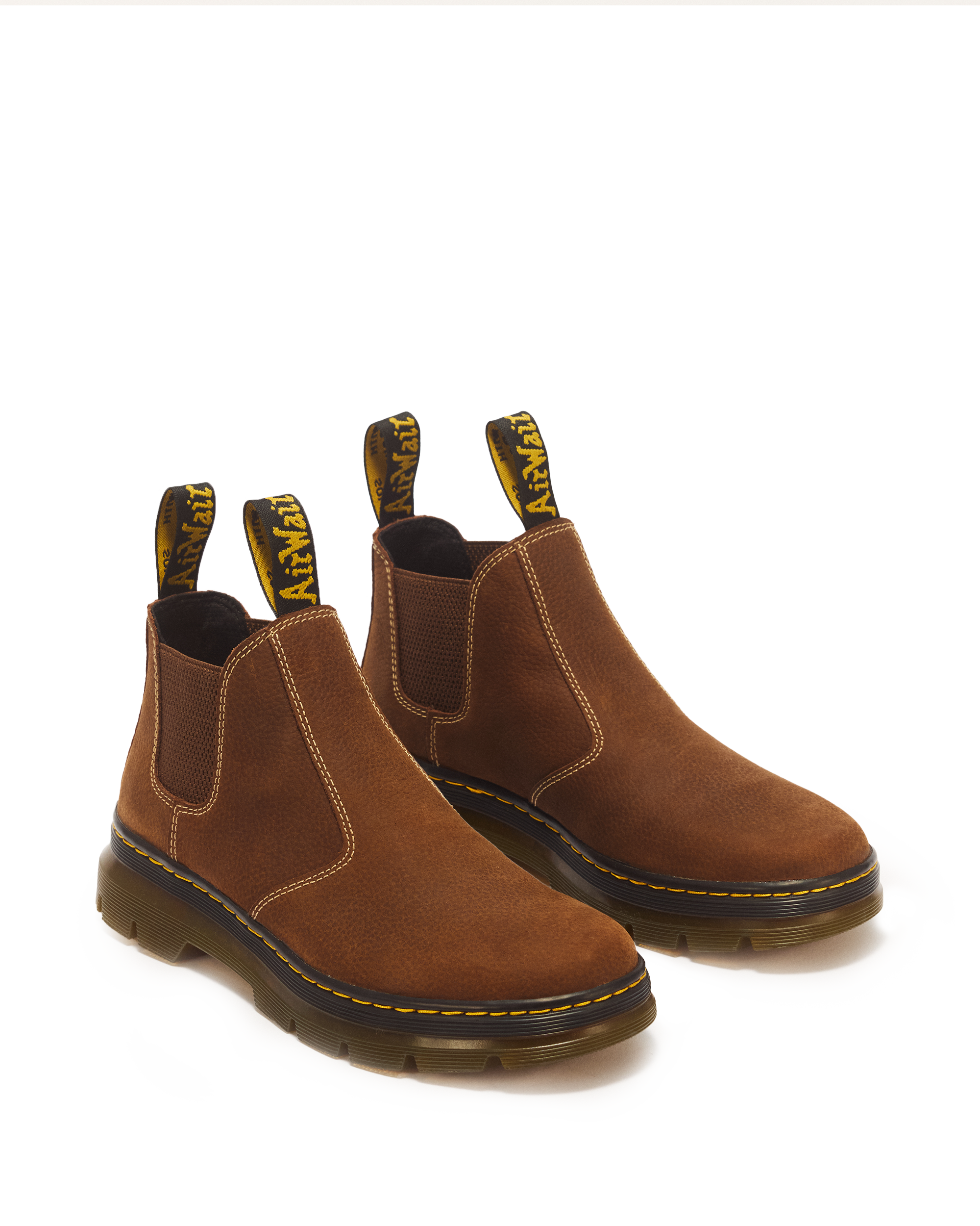 Hardie II Leather Chelsea Work Boots in WHISKEY | Dr. Martens™