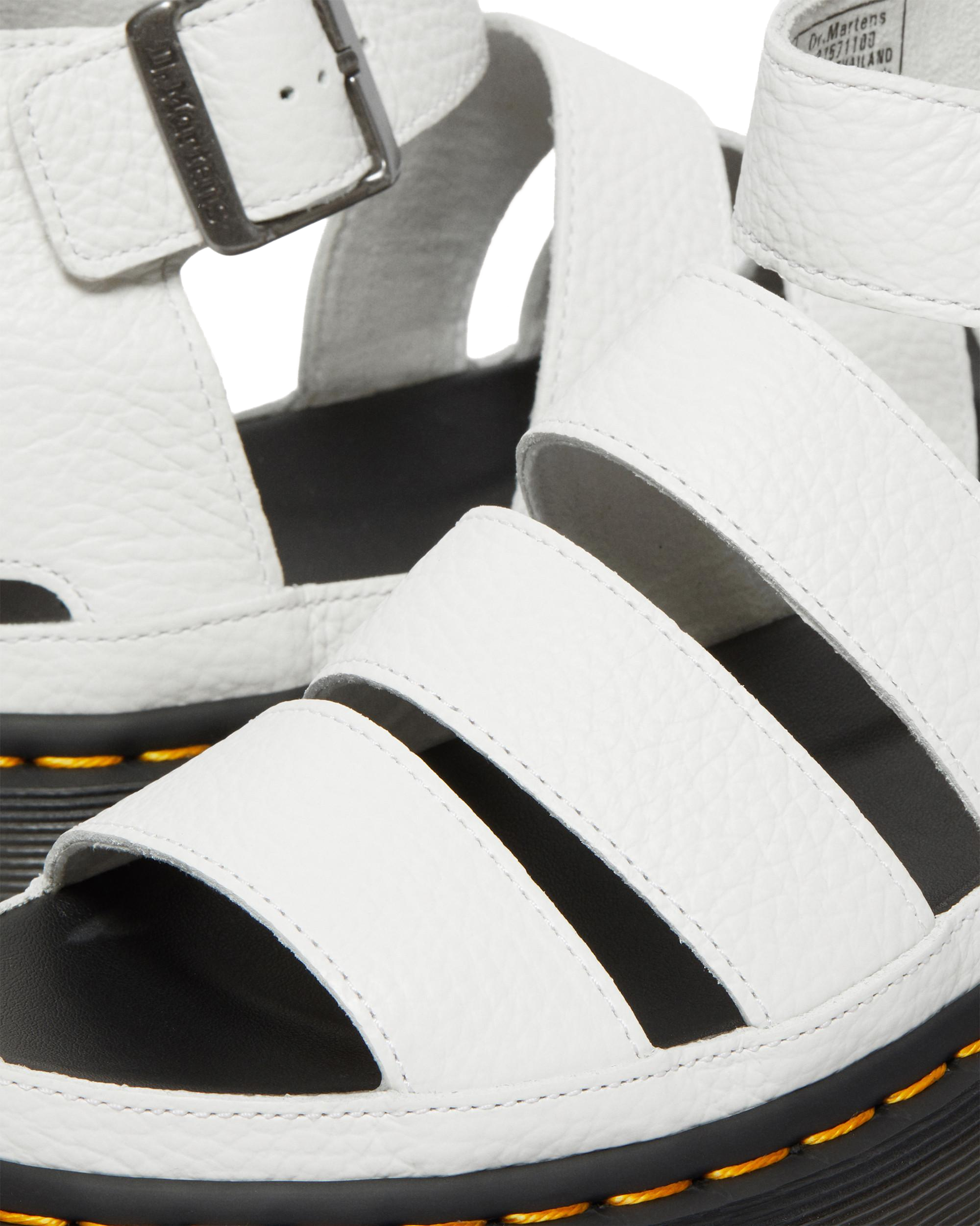 Clarissa II Quad Milled Nappa Leder Plateau Sandalen