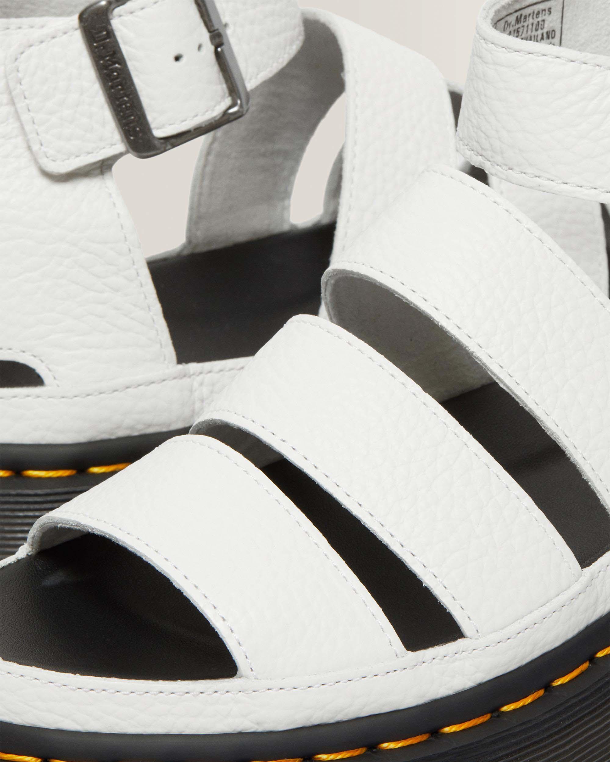Clarissa II Quad Milled Nappa Leder Plateau Sandalen