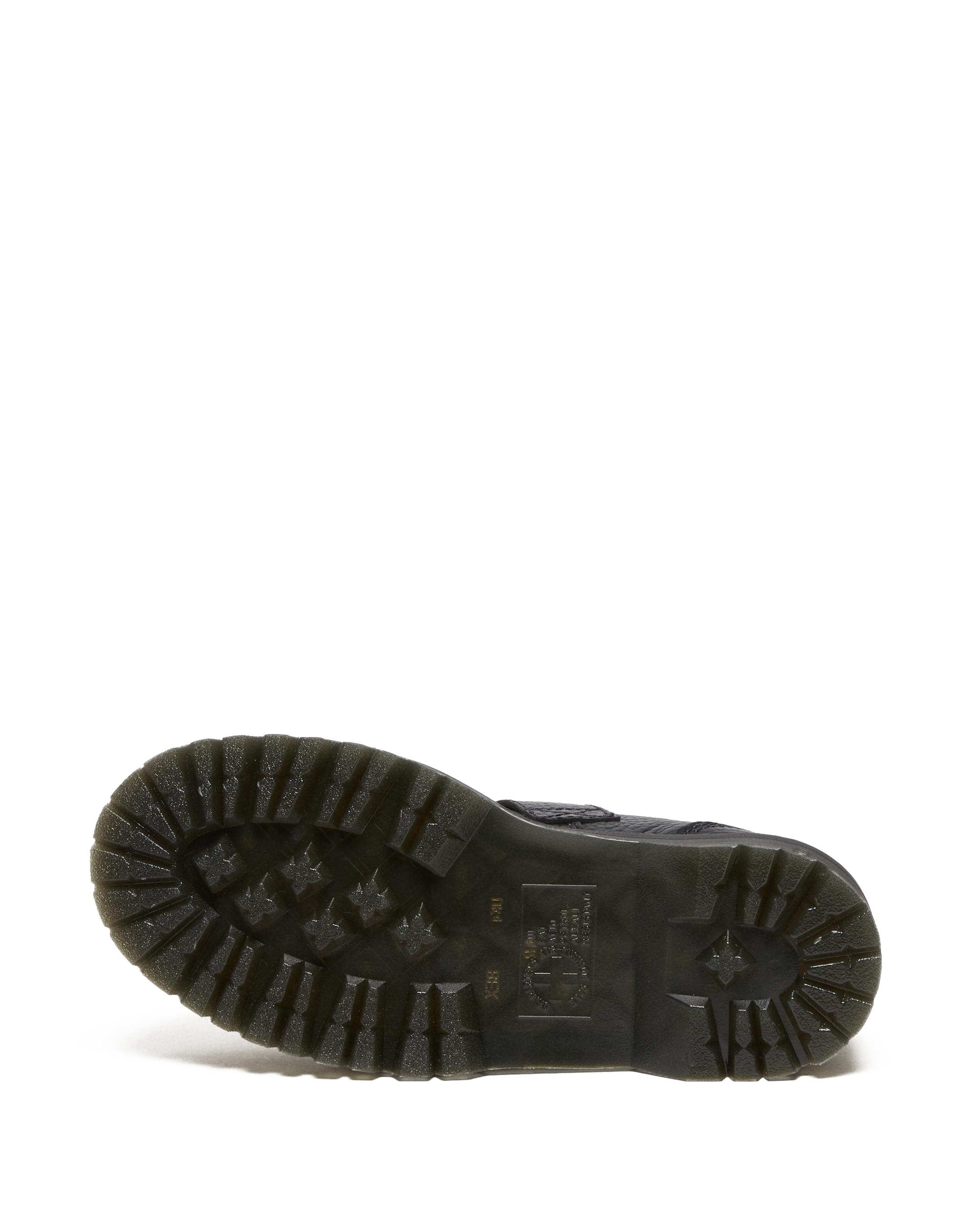 Addina Flower Buckle Leather Platform Shoes
