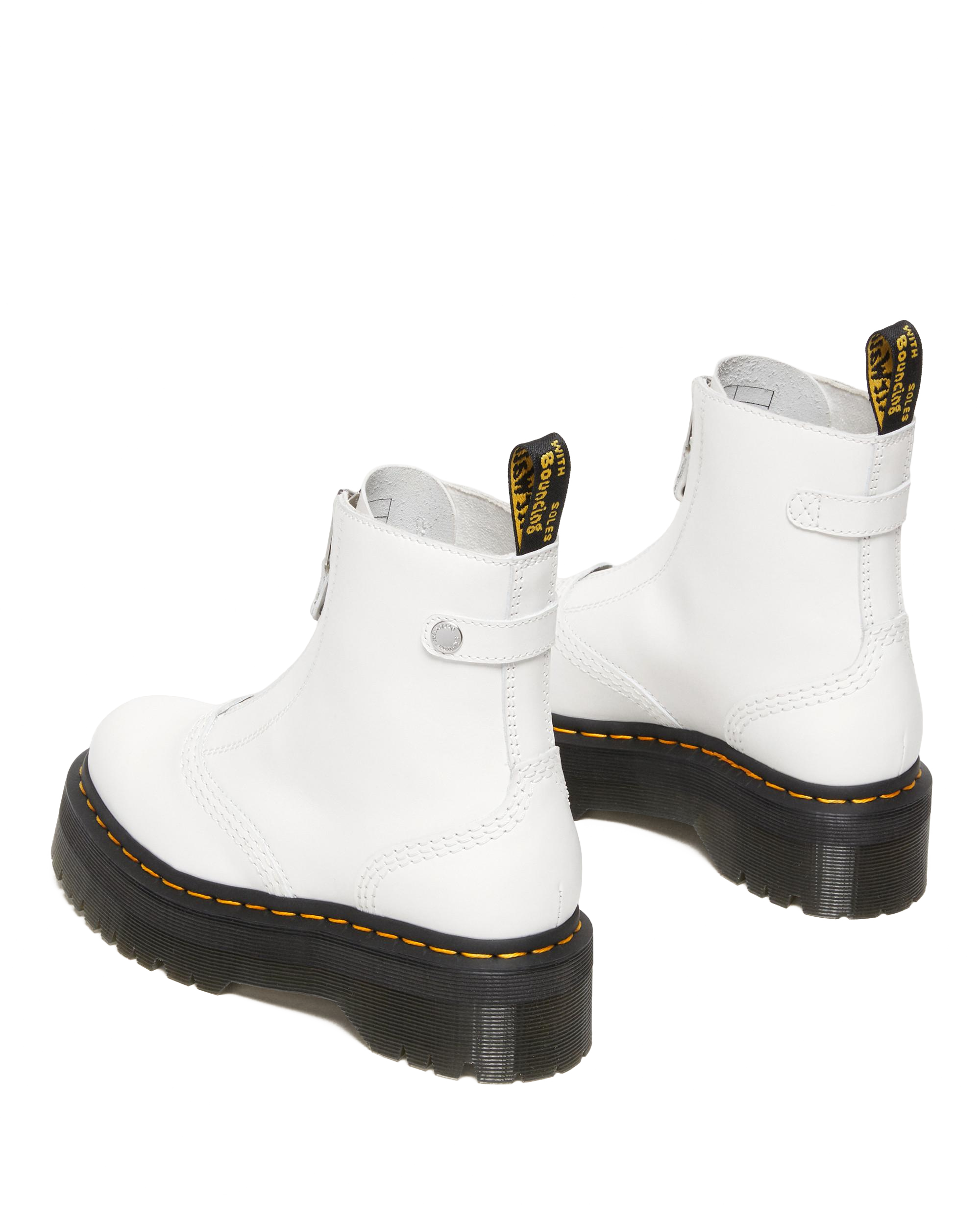 Jetta Platform Boots in White | Dr. Martens™