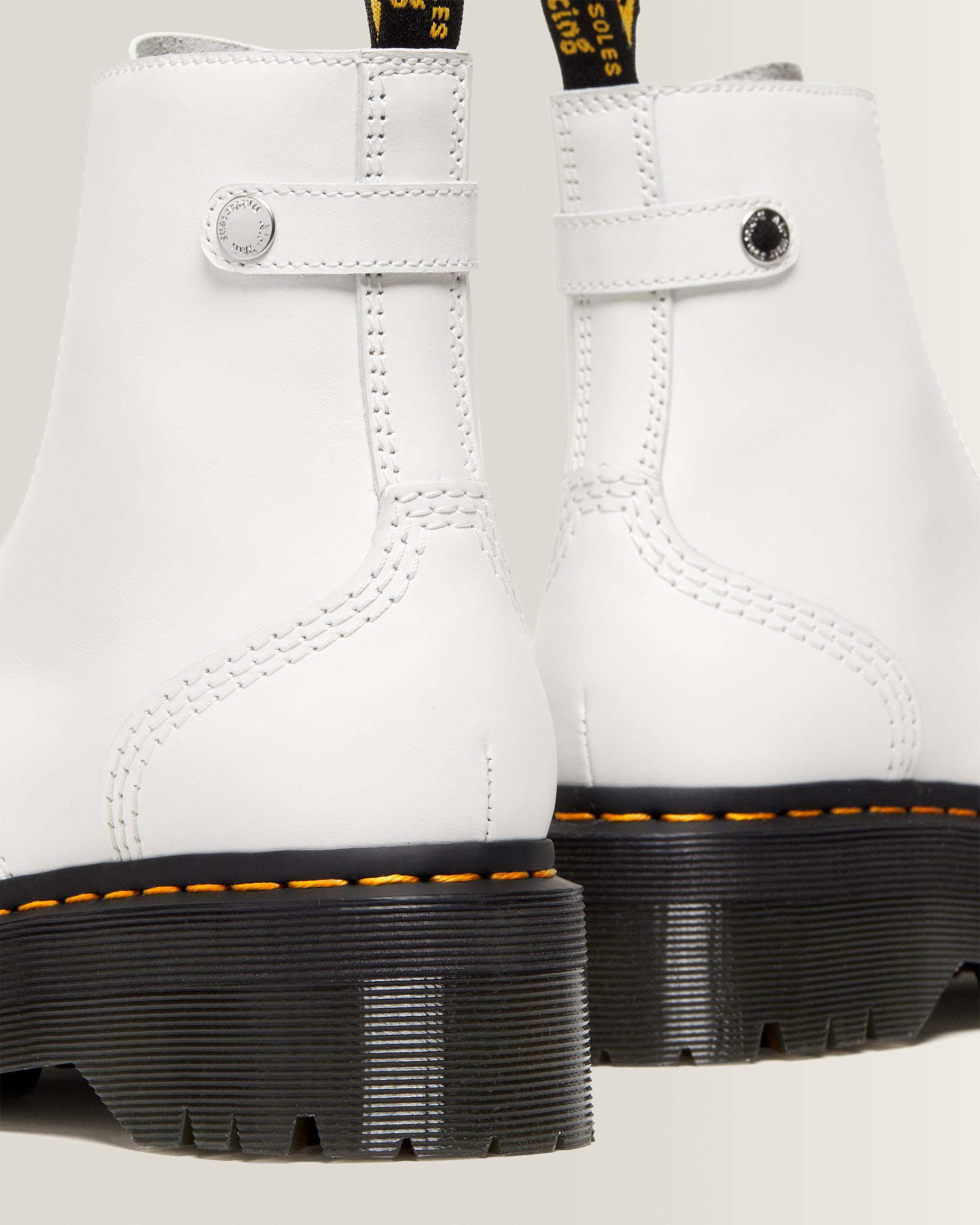 Jetta Platform Boots in White | Dr. Martens™