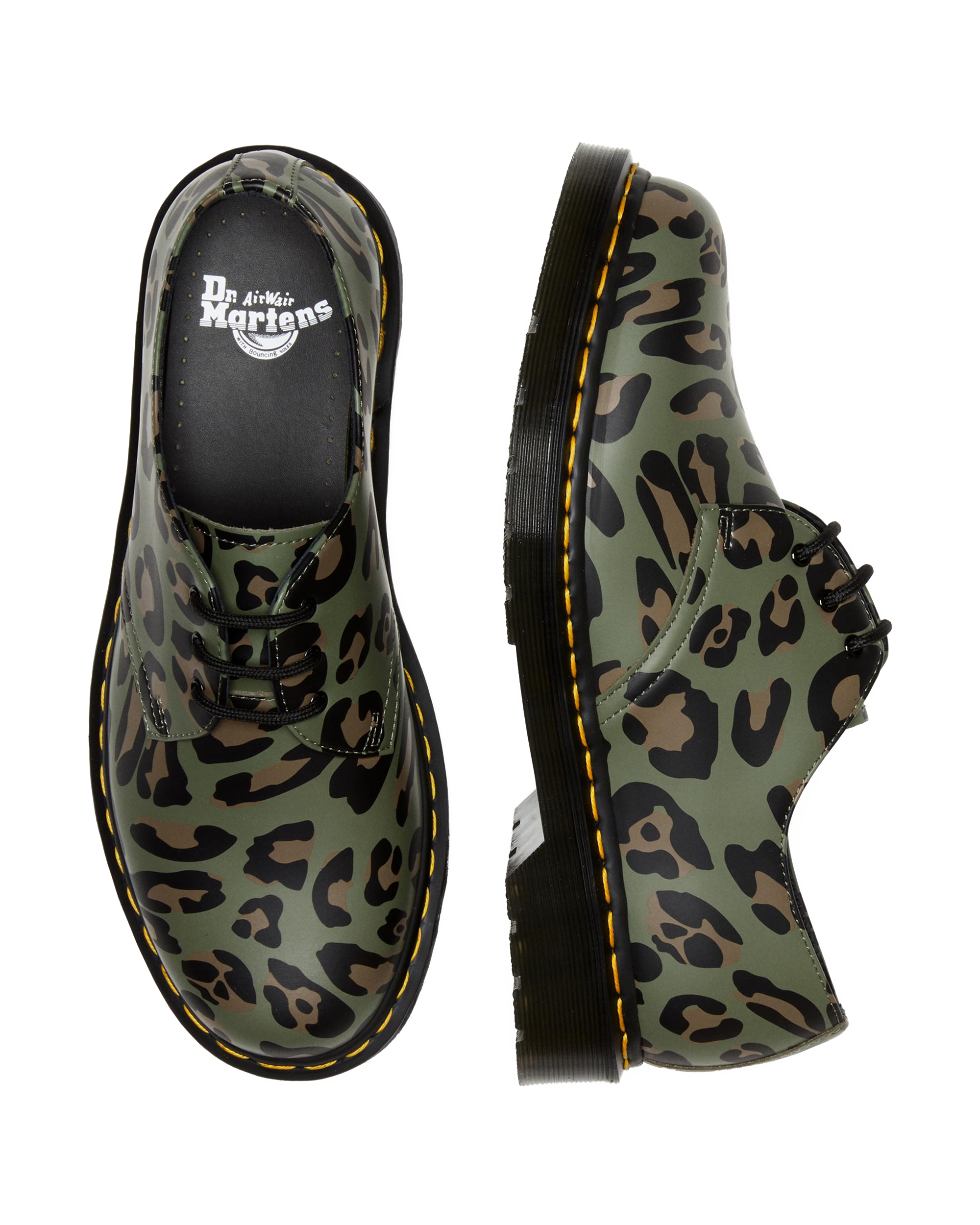 1461 Distorted sko med leopardmønster