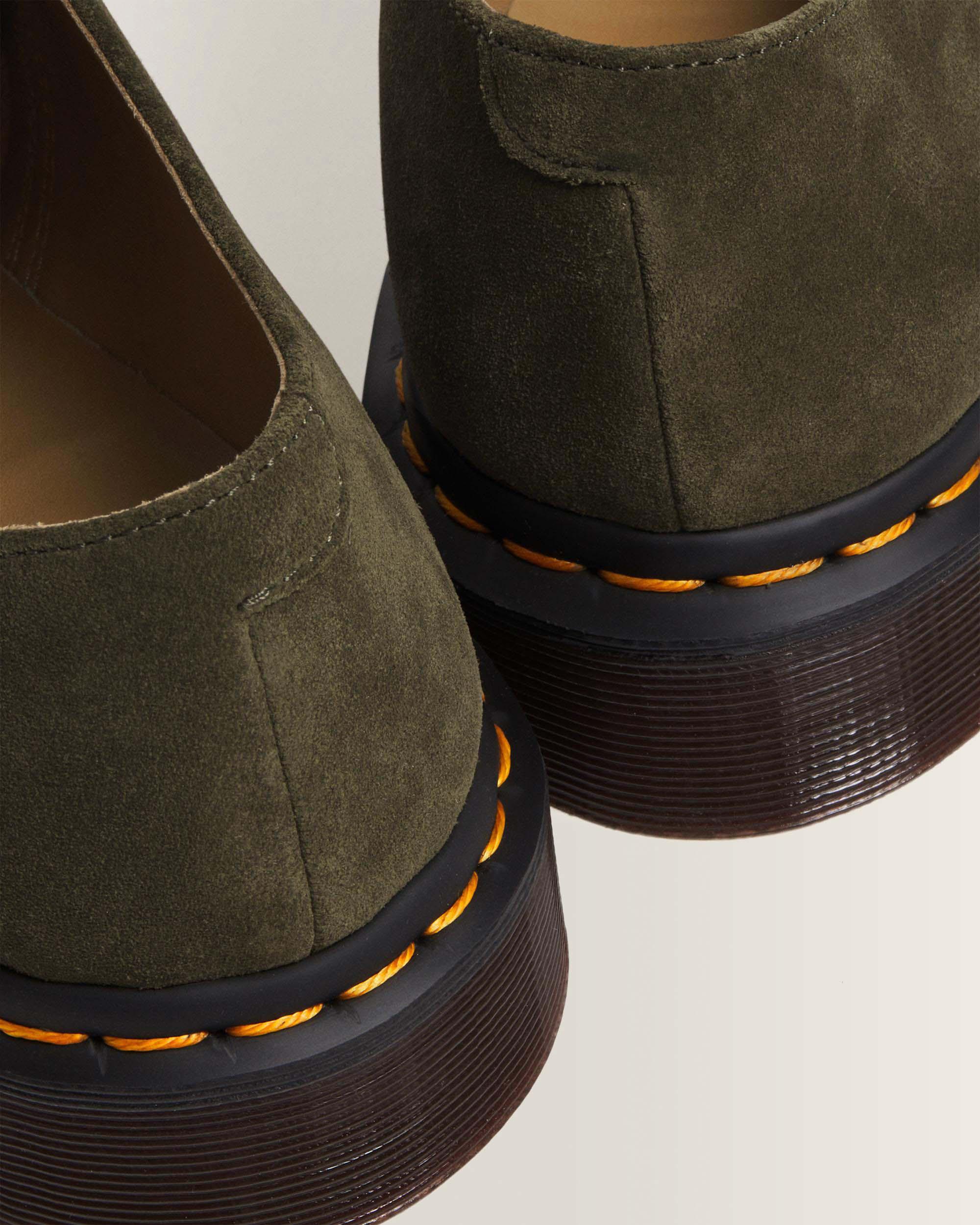 2046 Suede Shoes in Olive | Dr. Martens™