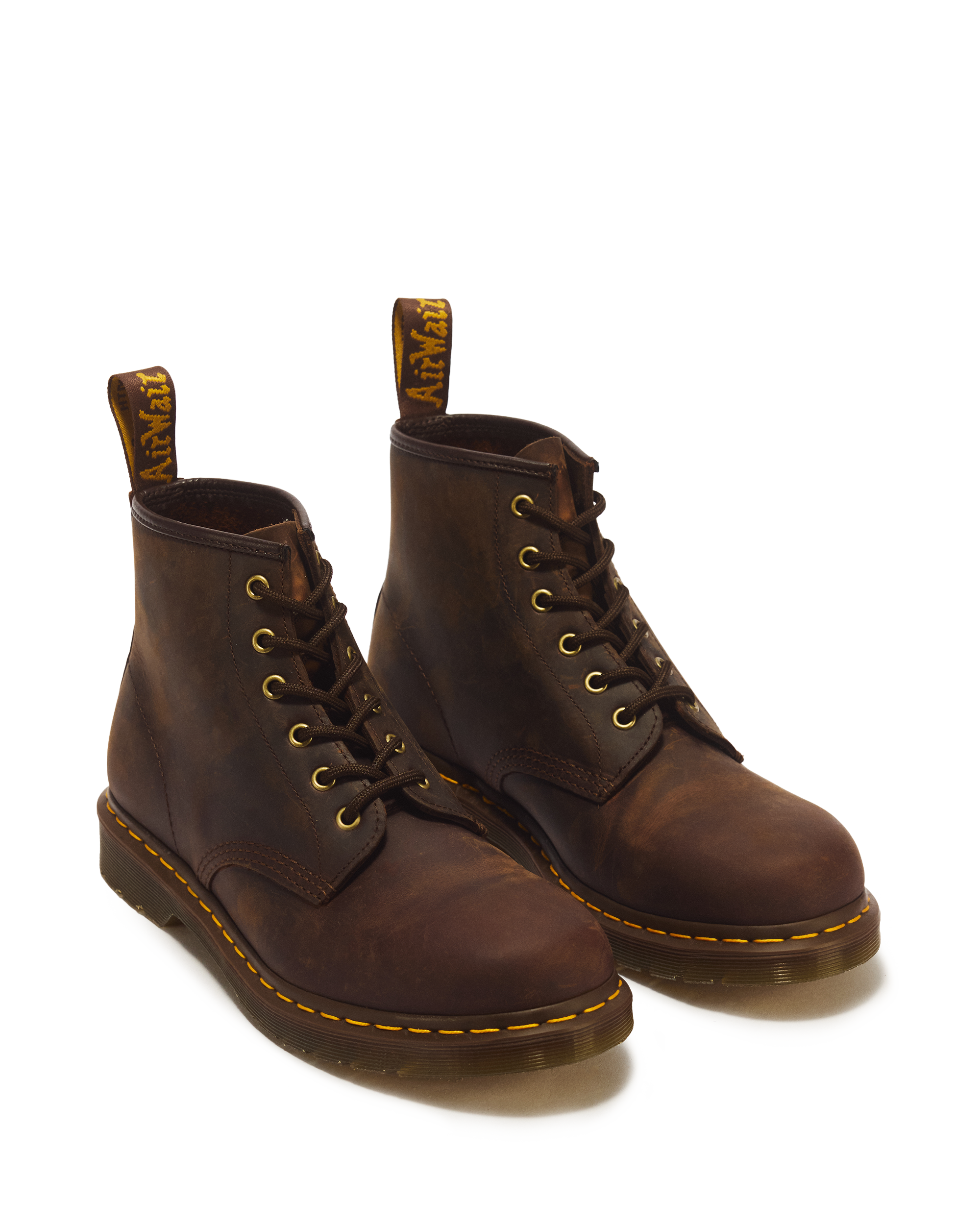 101 Crazy Horse Leather Ankle Boots