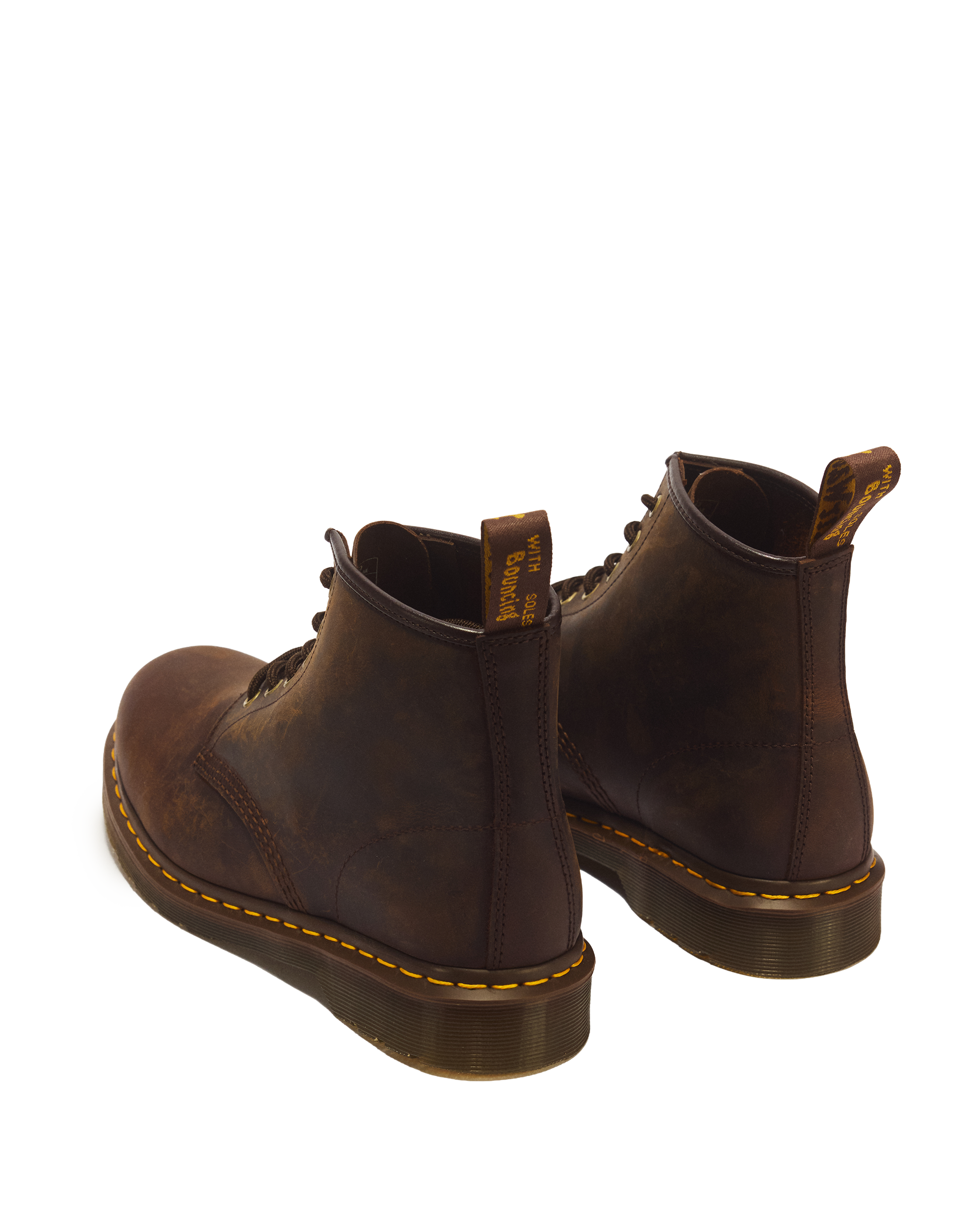 101 Crazy Horse Leather Ankle Boots