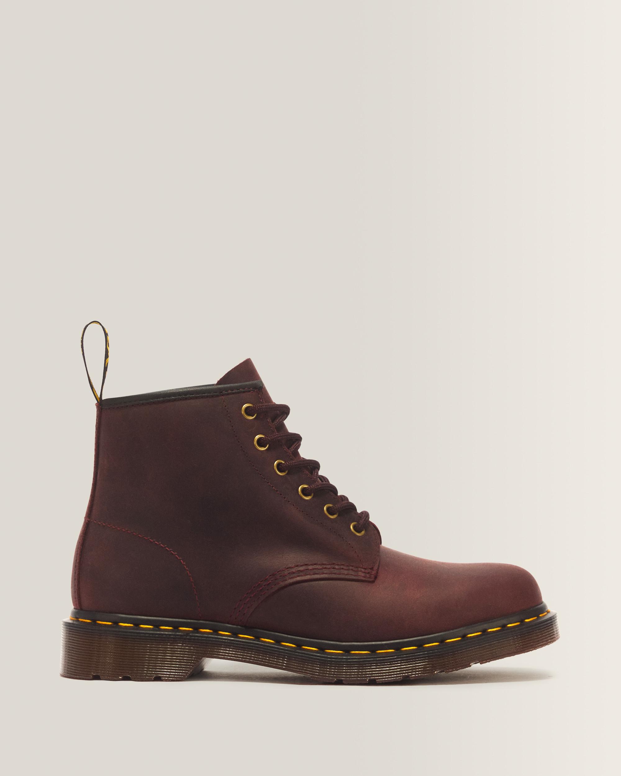 101 6 Eye Crazy Horse Leather Lace Up Boots product image