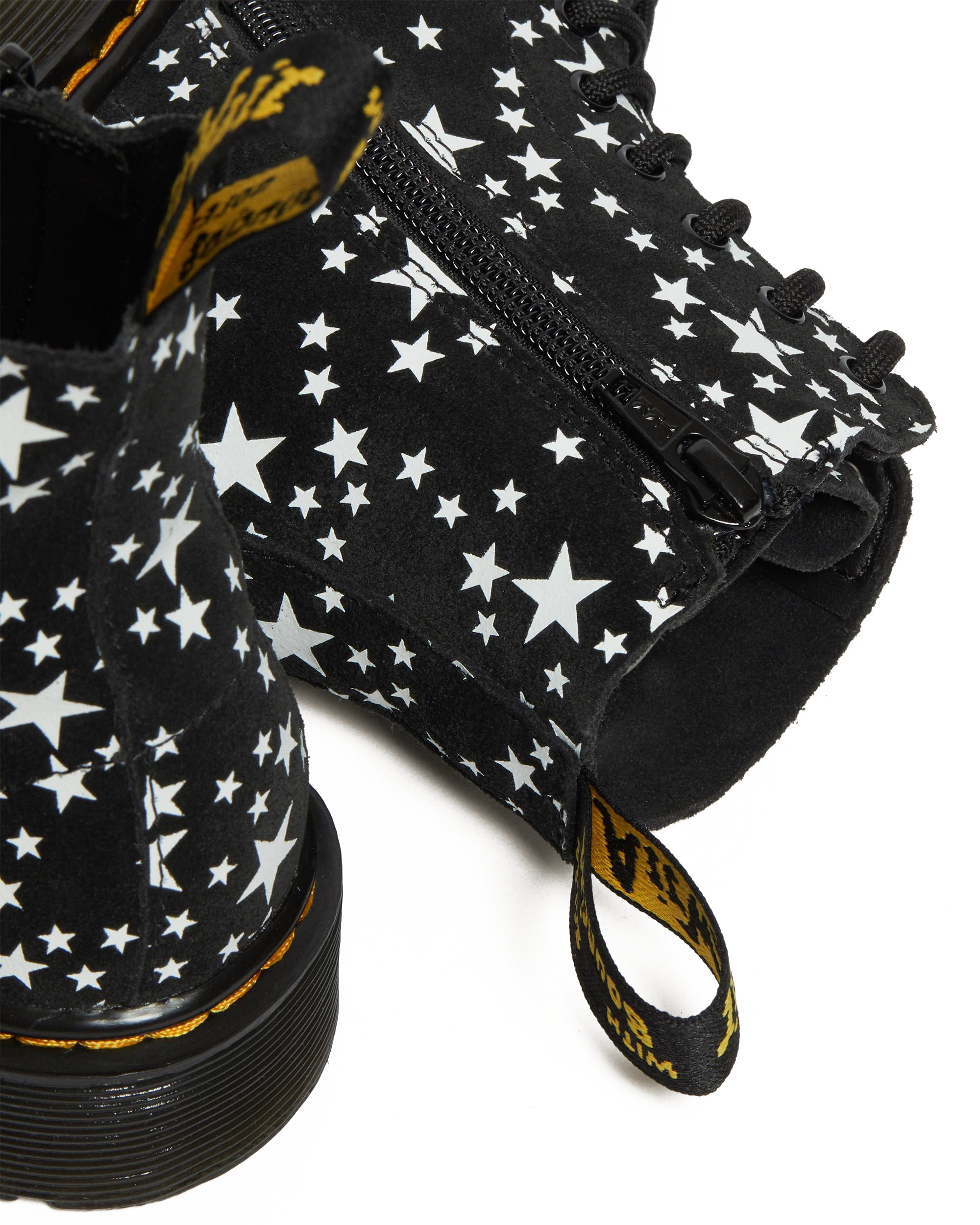 Junior 1460 Pascal Star Suede Lace Up Boots