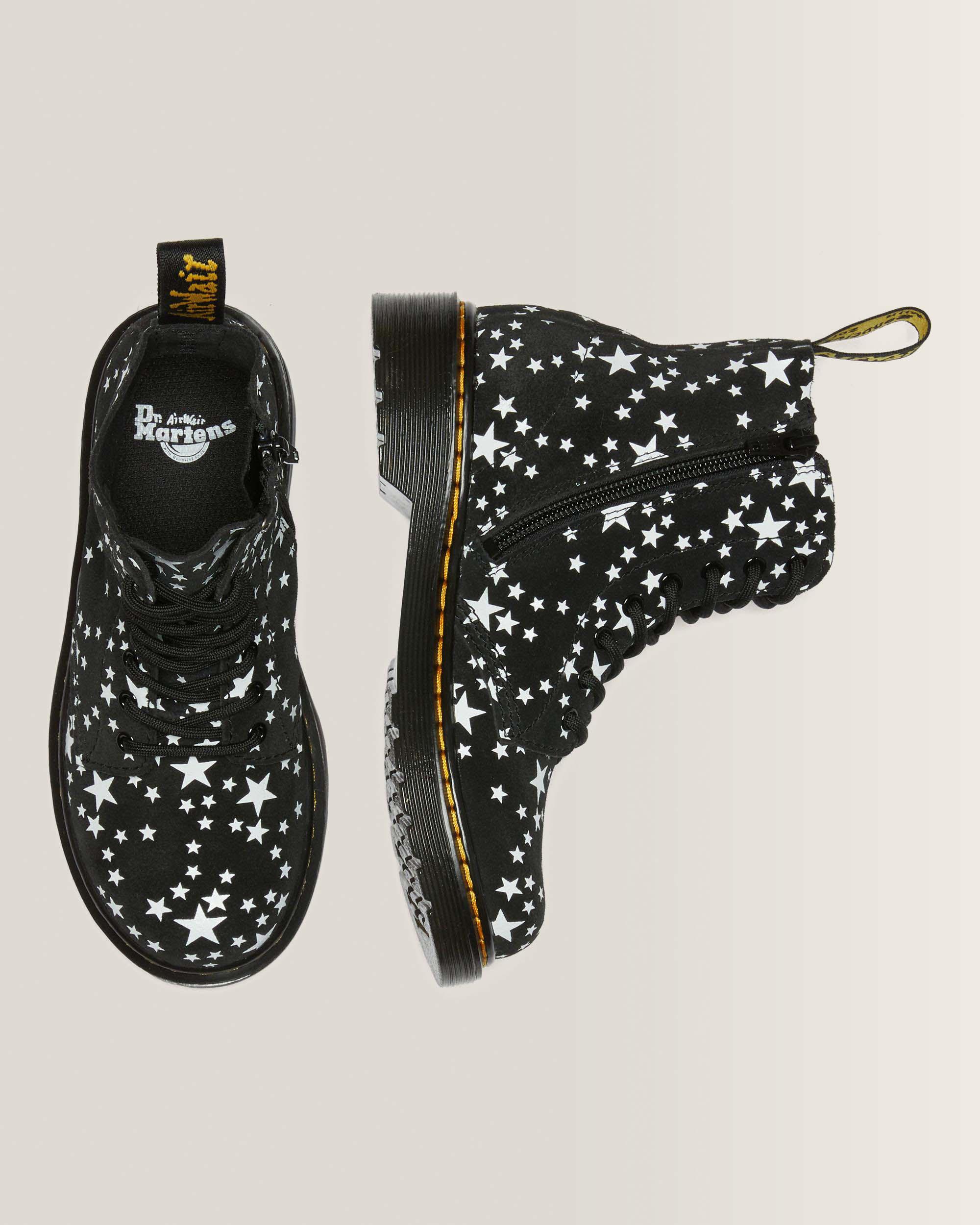 Junior 1460 Pascal Star Suede Lace Up Boots