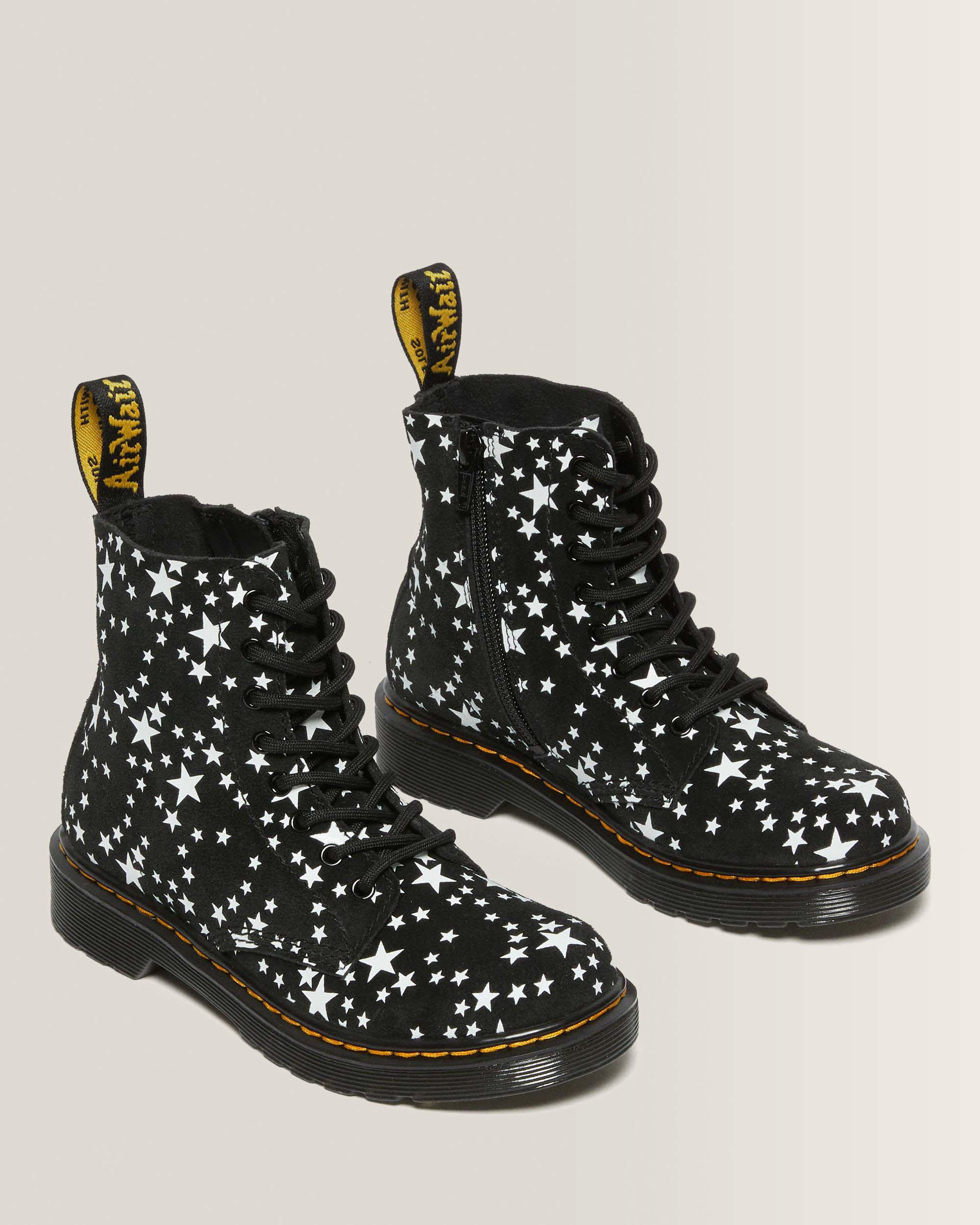 Junior 1460 Pascal Star Suede Lace Up Boots